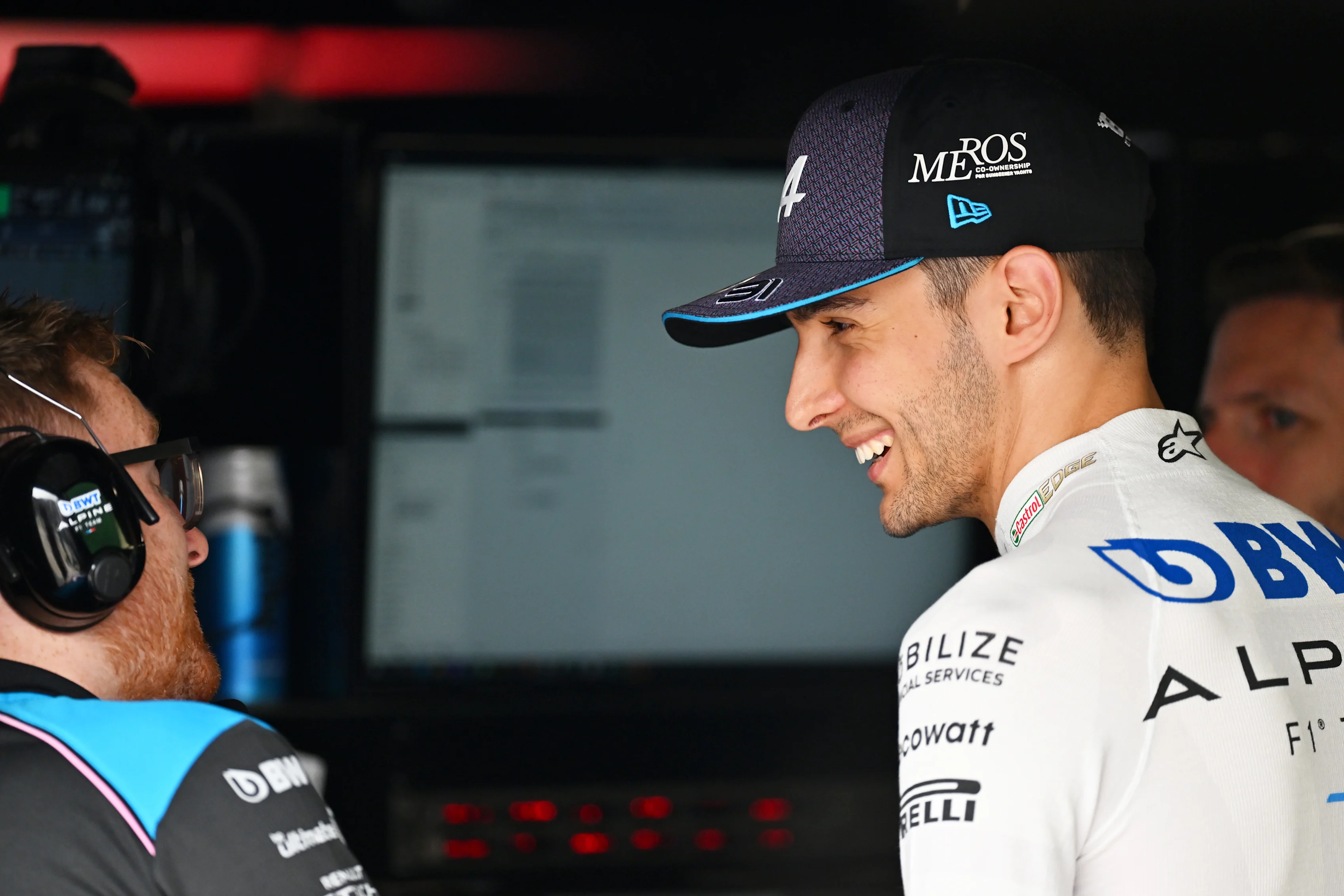 MONTREAL, QUEBEC - JUNE 16: Esteban Ocon of France and Alpine F1 looks on in the garage during practice ahead of the F1 Grand Prix of Canada at Circuit Gilles Villeneuve on June 16, 2023 in Montreal, Quebec. (Photo by Dan Mullan/Getty Images)