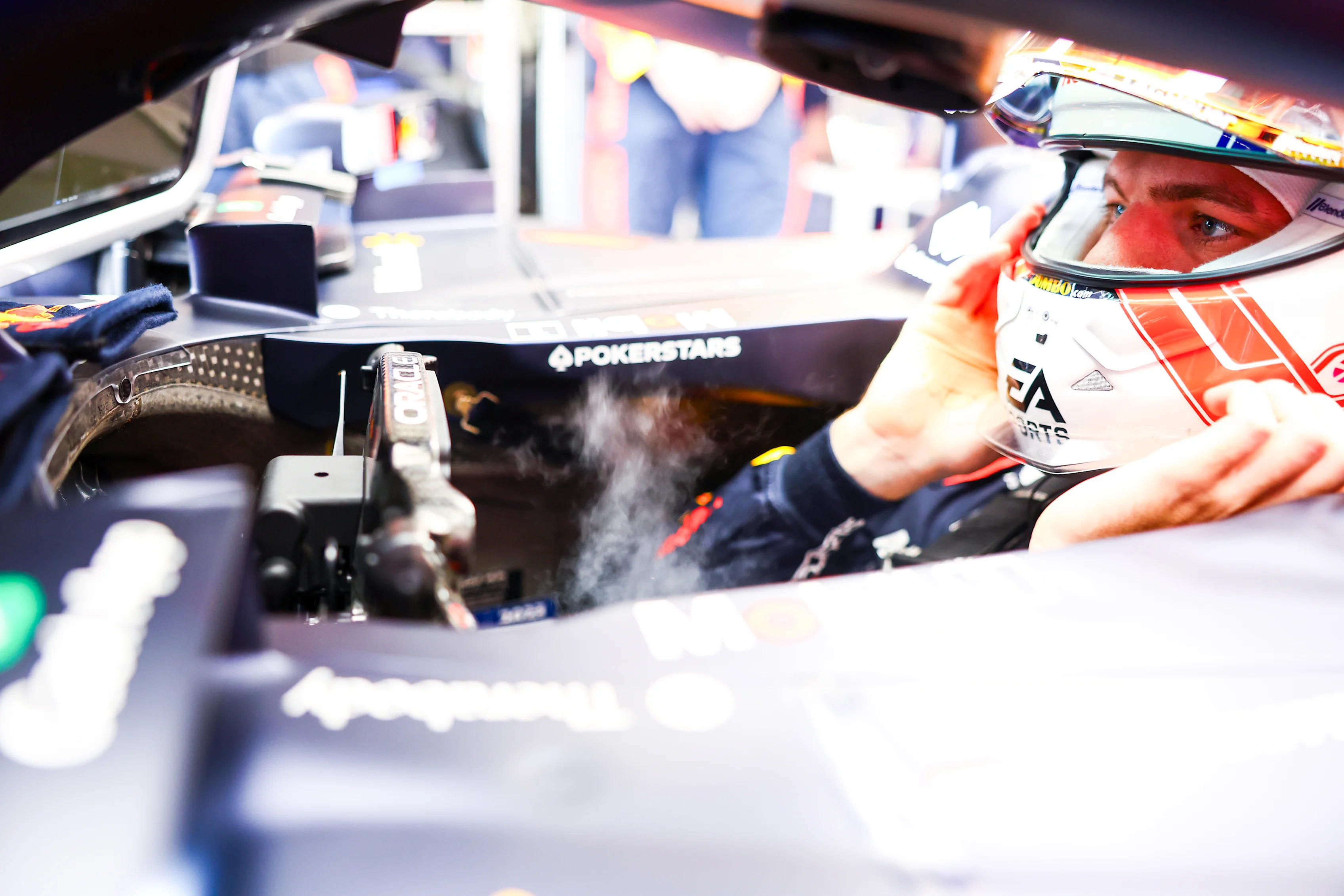 NORTHAMPTON, ENGLAND - JULY 09: Max Verstappen of the Netherlands and Oracle Red Bull Racing