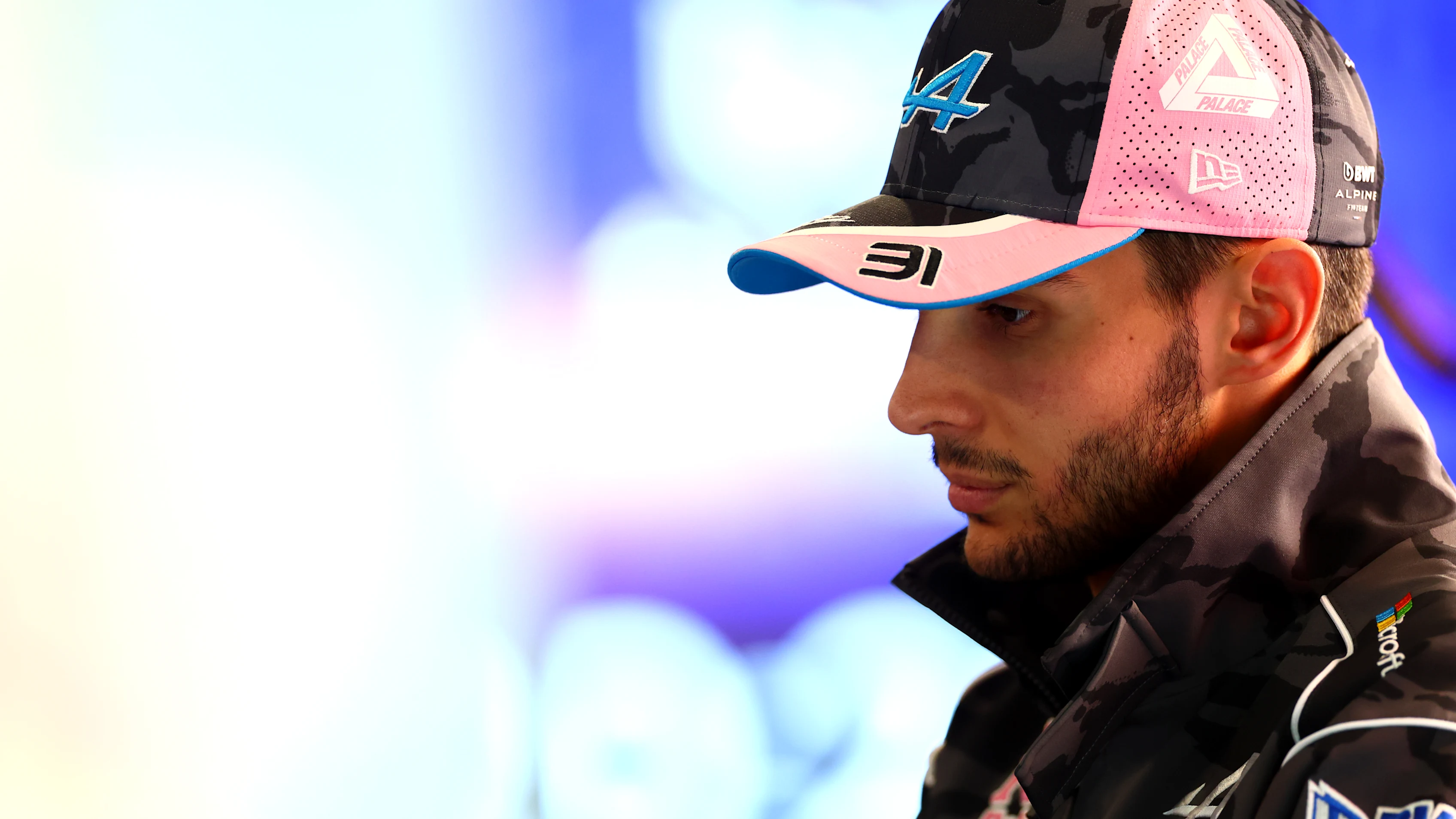 LAS VEGAS, NEVADA - NOVEMBER 17: Esteban Ocon of France and Alpine F1 looks on prior to final practice ahead of the F1 Grand Prix of Las Vegas at Las Vegas Strip Circuit on November 17, 2023 in Las Vegas, Nevada. (Photo by Dan Istitene/Getty Images)