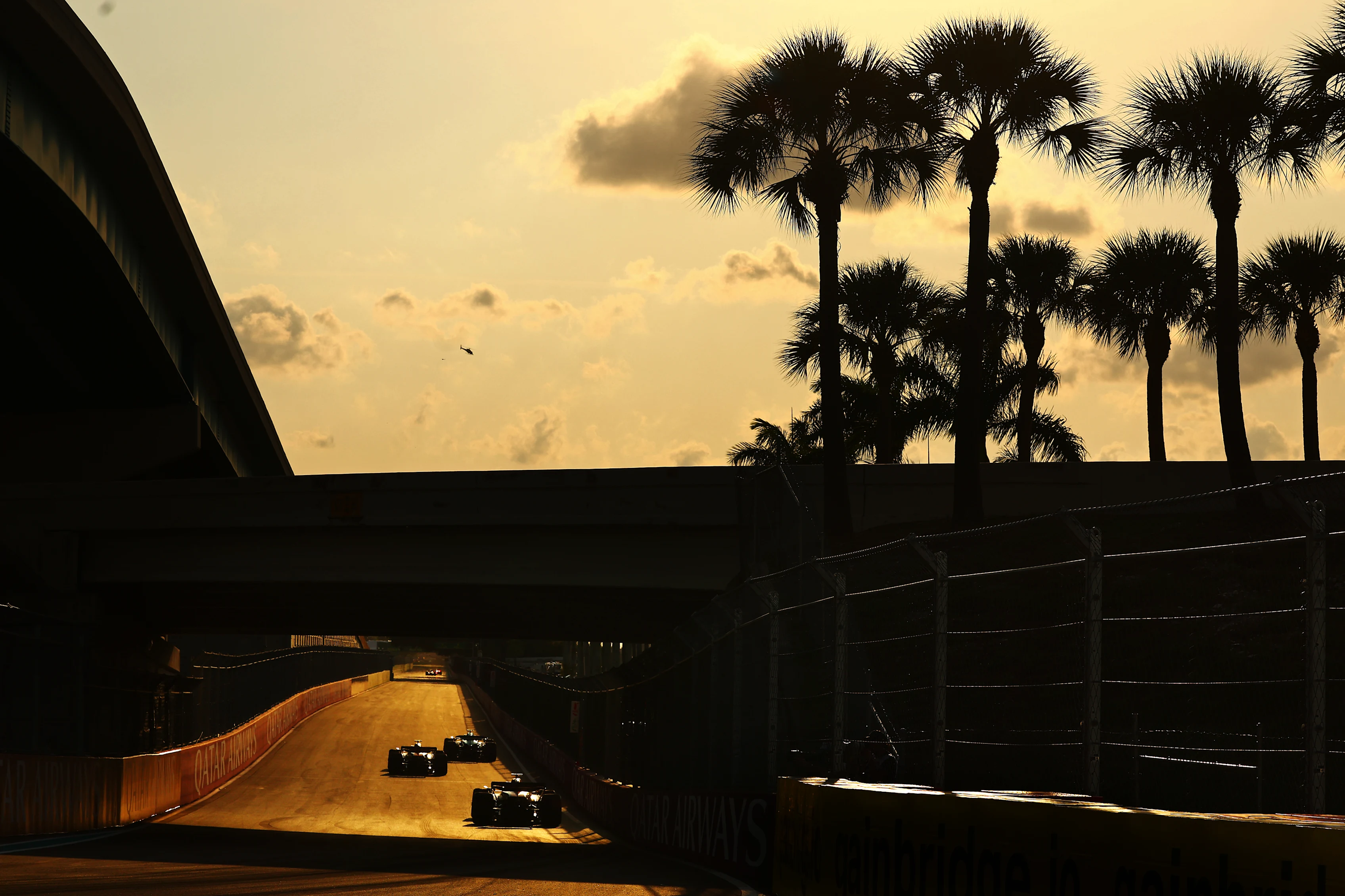 MIAMI, FLORIDA - MAY 05: A general view of the action during practice ahead of the F1 Grand Prix of