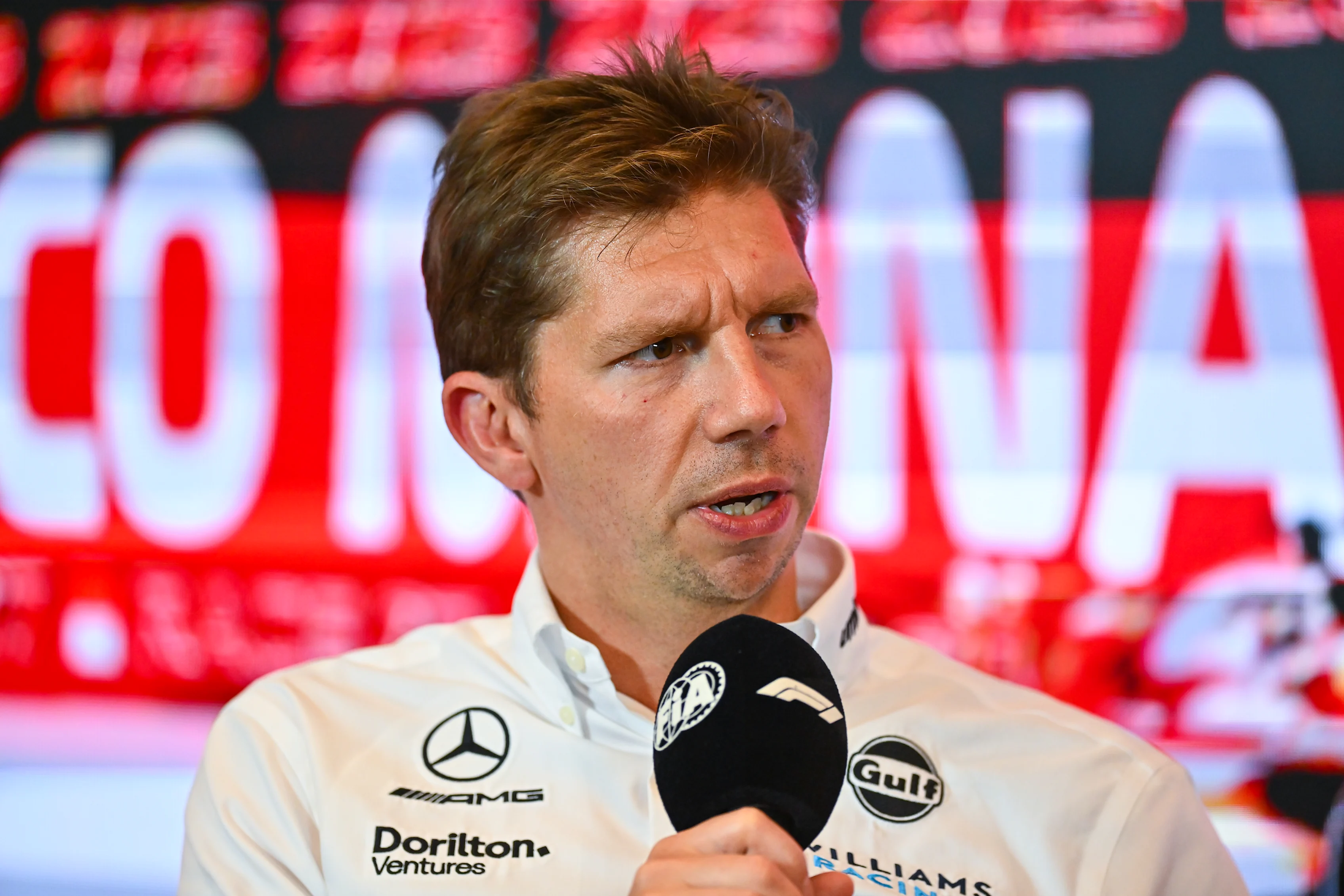 MONTE-CARLO, MONACO - MAY 26: James Vowles, Team Principal of Williams attends the Team Principals Press Conference during practice ahead of the F1 Grand Prix of Monaco at Circuit de Monaco on May 26, 2023 in Monte-Carlo, Monaco. (Photo by Dan Mullan/Getty Images)