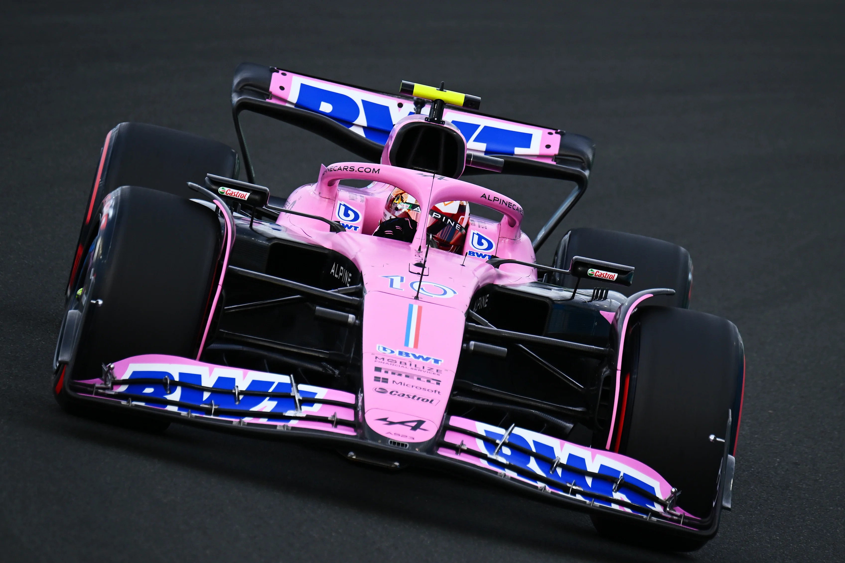 JEDDAH, SAUDI ARABIA - MARCH 18: Pierre Gasly of France driving the (10) Alpine F1 A523 Renault on