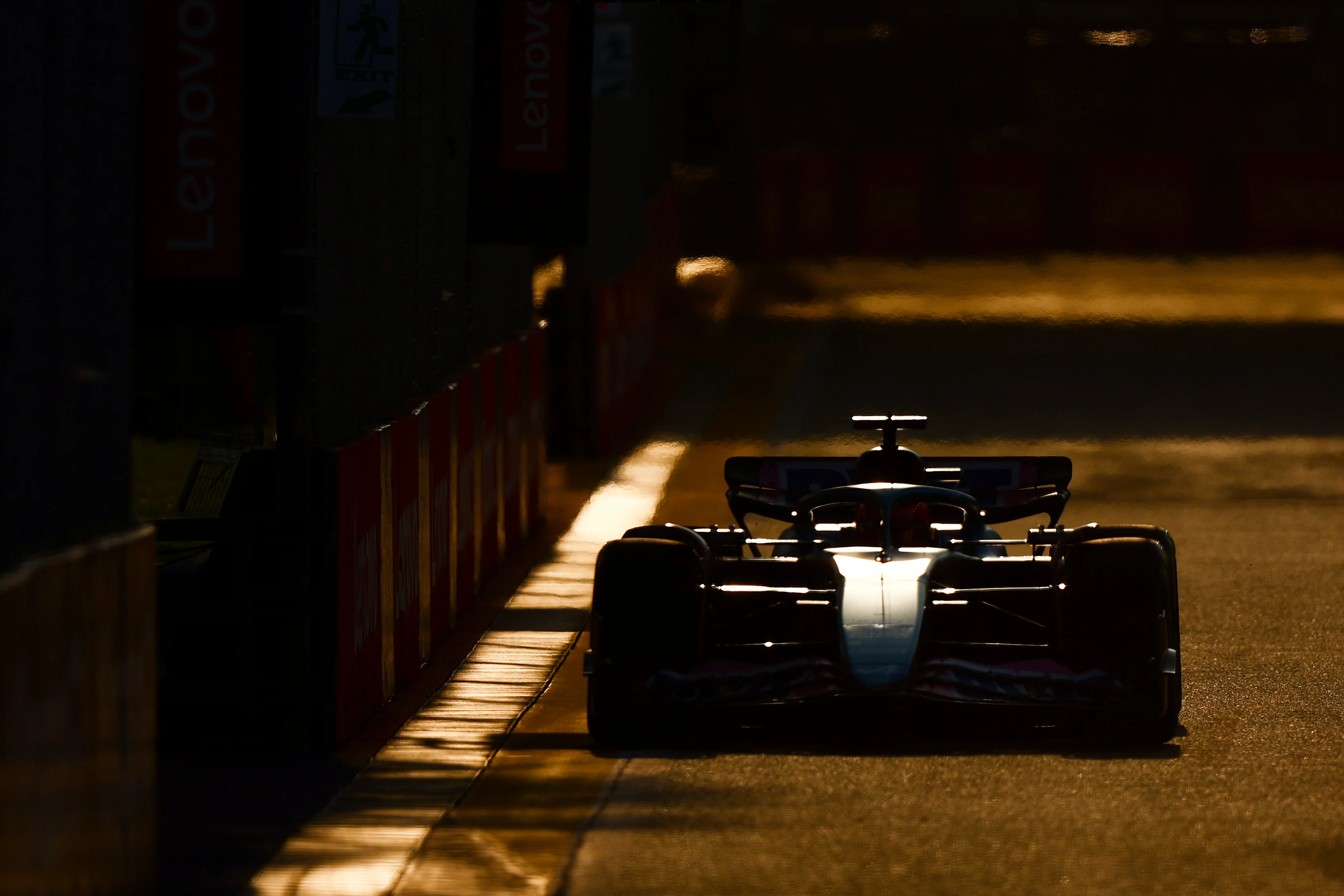 SINGAPORE, SINGAPORE - SEPTEMBER 16: Esteban Ocon of France driving the (31) Alpine F1 A523 Renault on track during final practice ahead of the F1 Grand Prix of Singapore at Marina Bay Street Circuit on September 16, 2023 in Singapore, Singapore. (Photo by Clive Rose/Getty Images)