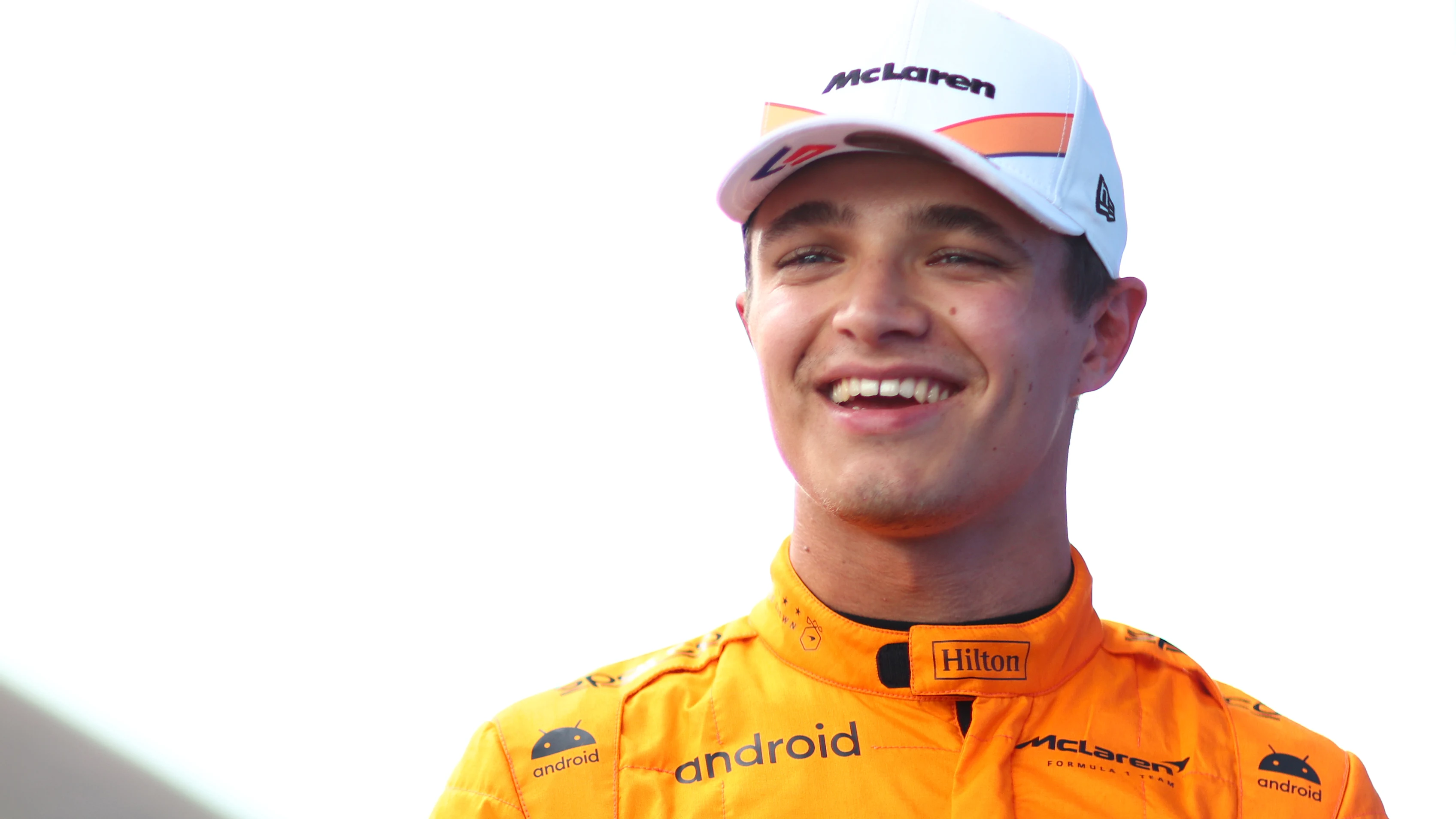 BARCELONA, SPAIN - JUNE 03: Third placed qualifier Lando Norris of Great Britain and McLaren looks