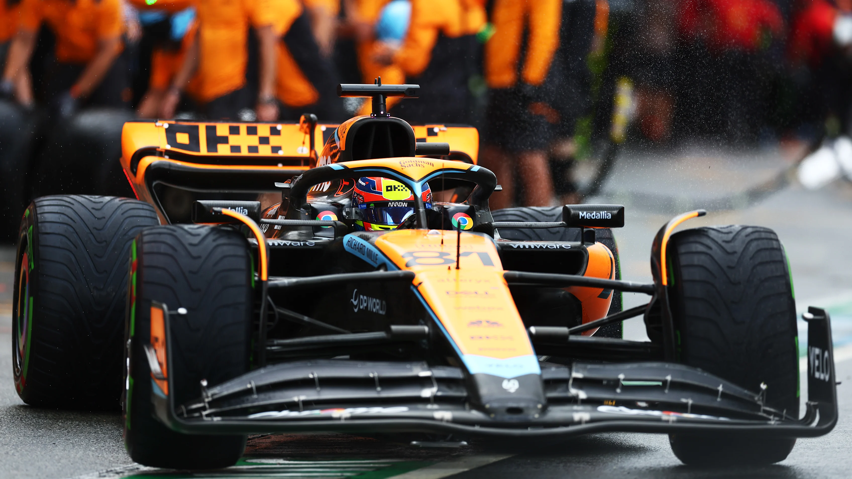 ZANDVOORT, NETHERLANDS - AUGUST 26: Oscar Piastri of Australia driving the (81) McLaren MCL60