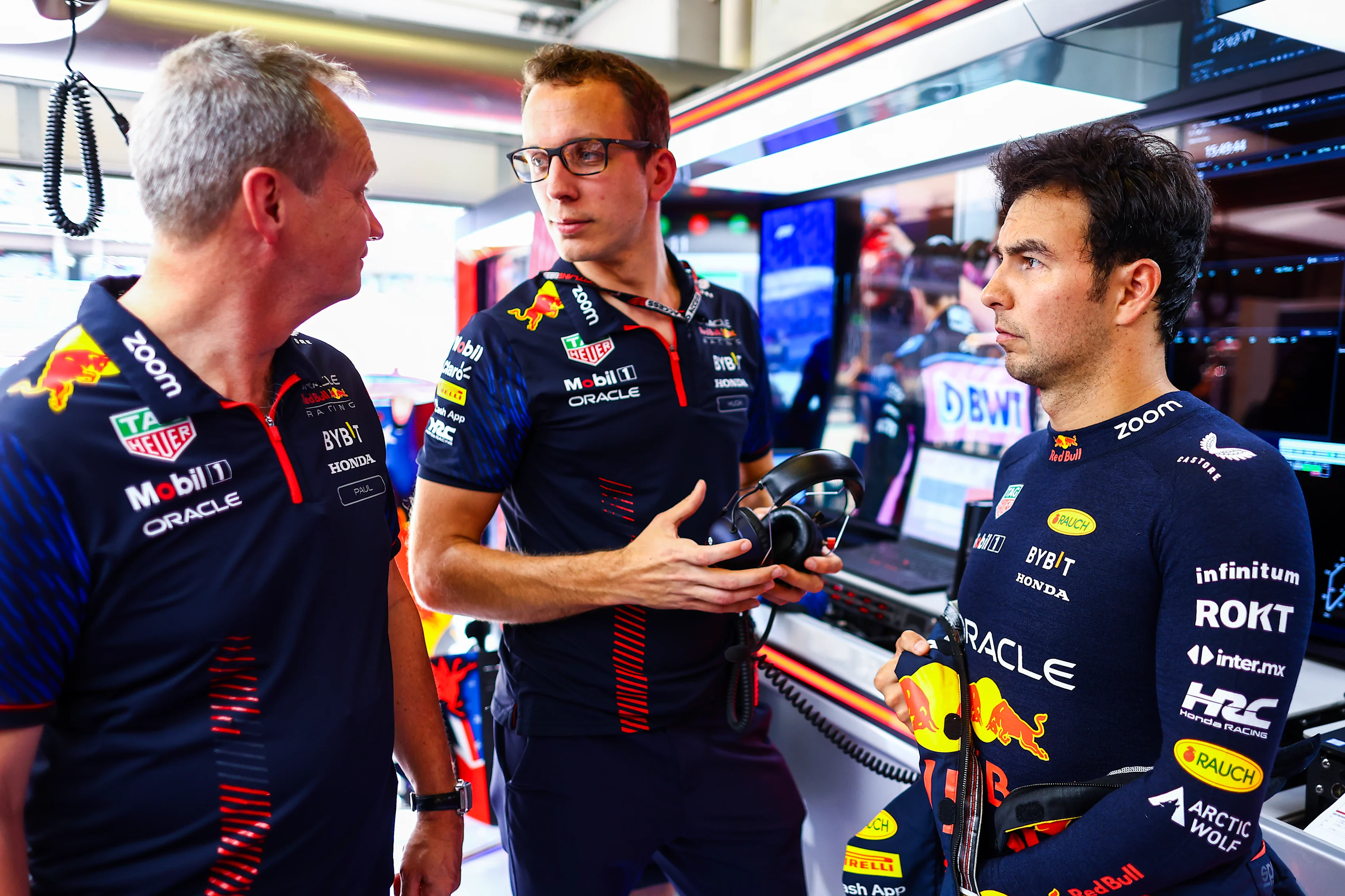 AUSTIN, TEXAS - OCTOBER 20: Red Bull Racing Head of Car Engineering Paul Monaghan, race engineer