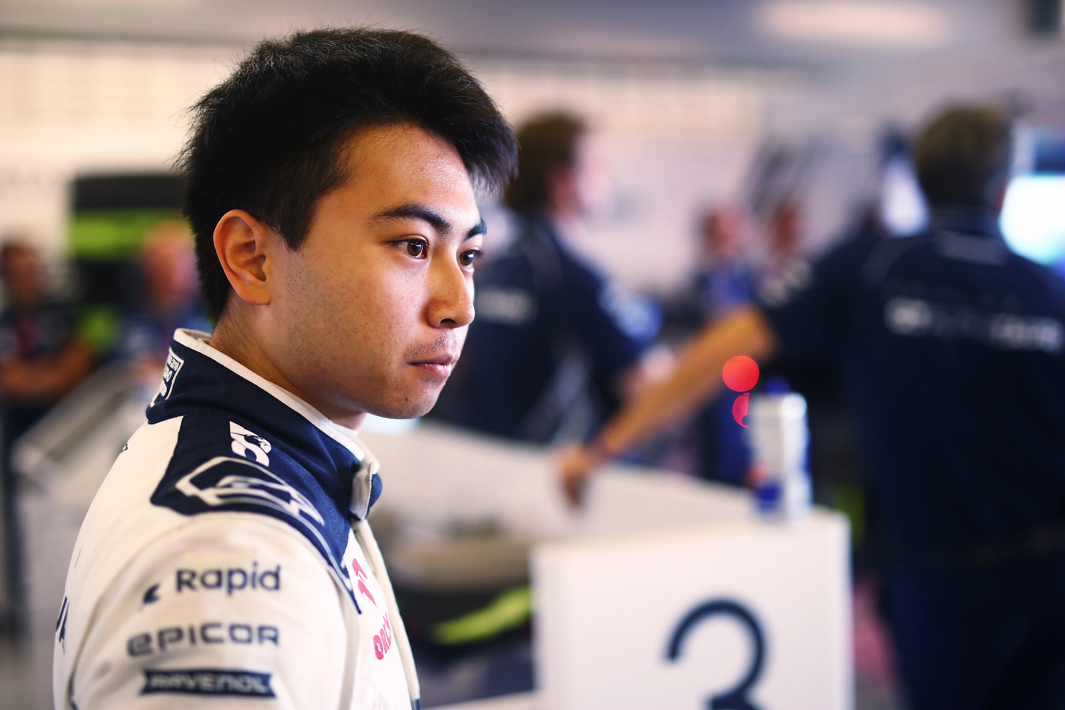 ABU DHABI, UNITED ARAB EMIRATES - NOVEMBER 28: Ayumu Iwasa of Japan and Scuderia AlphaTauri