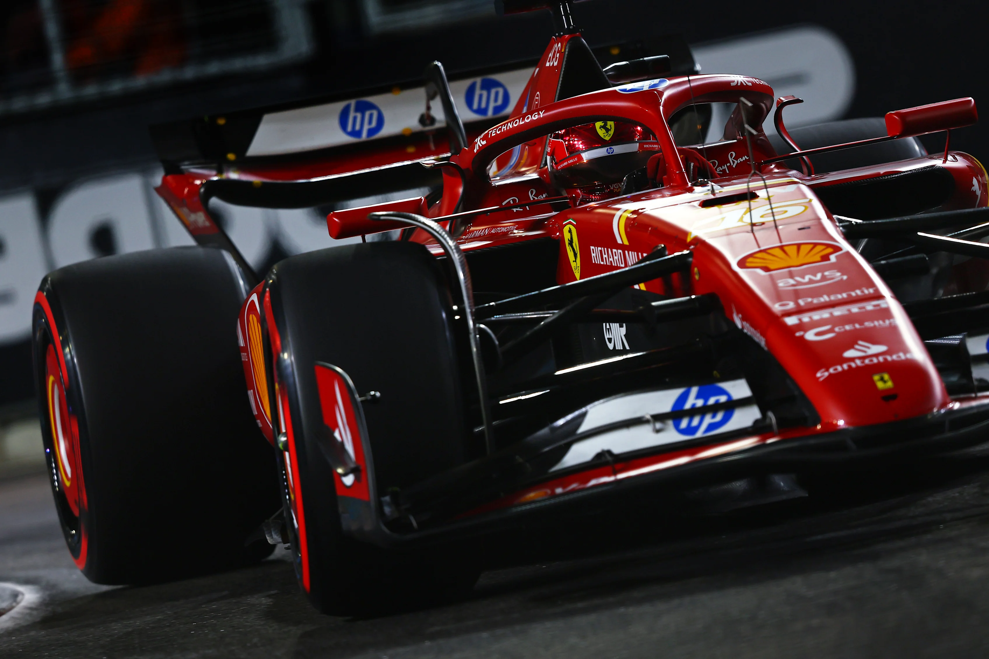 BAKU, AZERBAIJAN - SEPTEMBER 12: Carlos Sainz of Spain and Ferrari looks on in the Paddock during