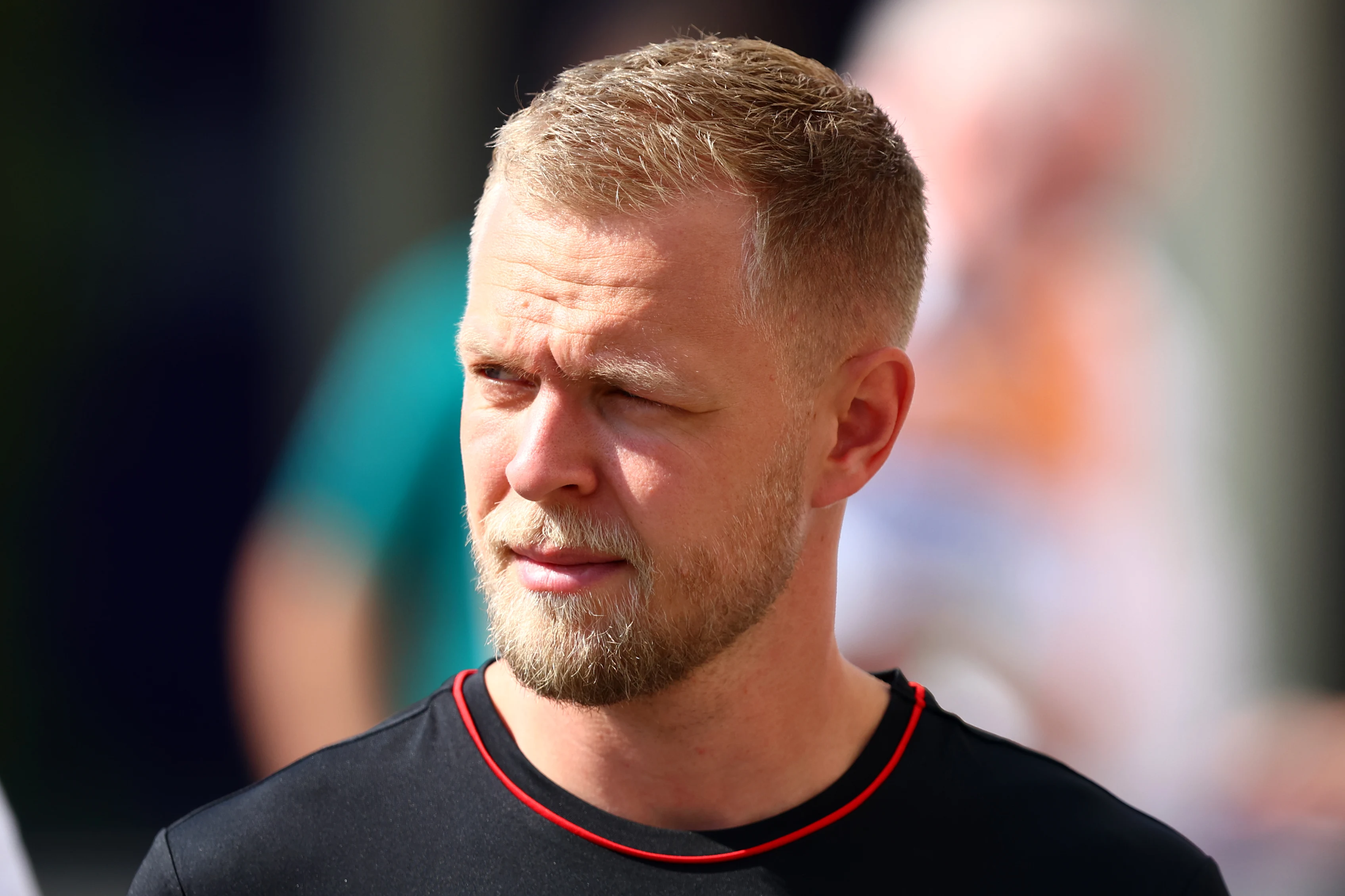 ABU DHABI, UNITED ARAB EMIRATES - DECEMBER 06: Kevin Magnussen of Denmark and Haas F1 walks in the