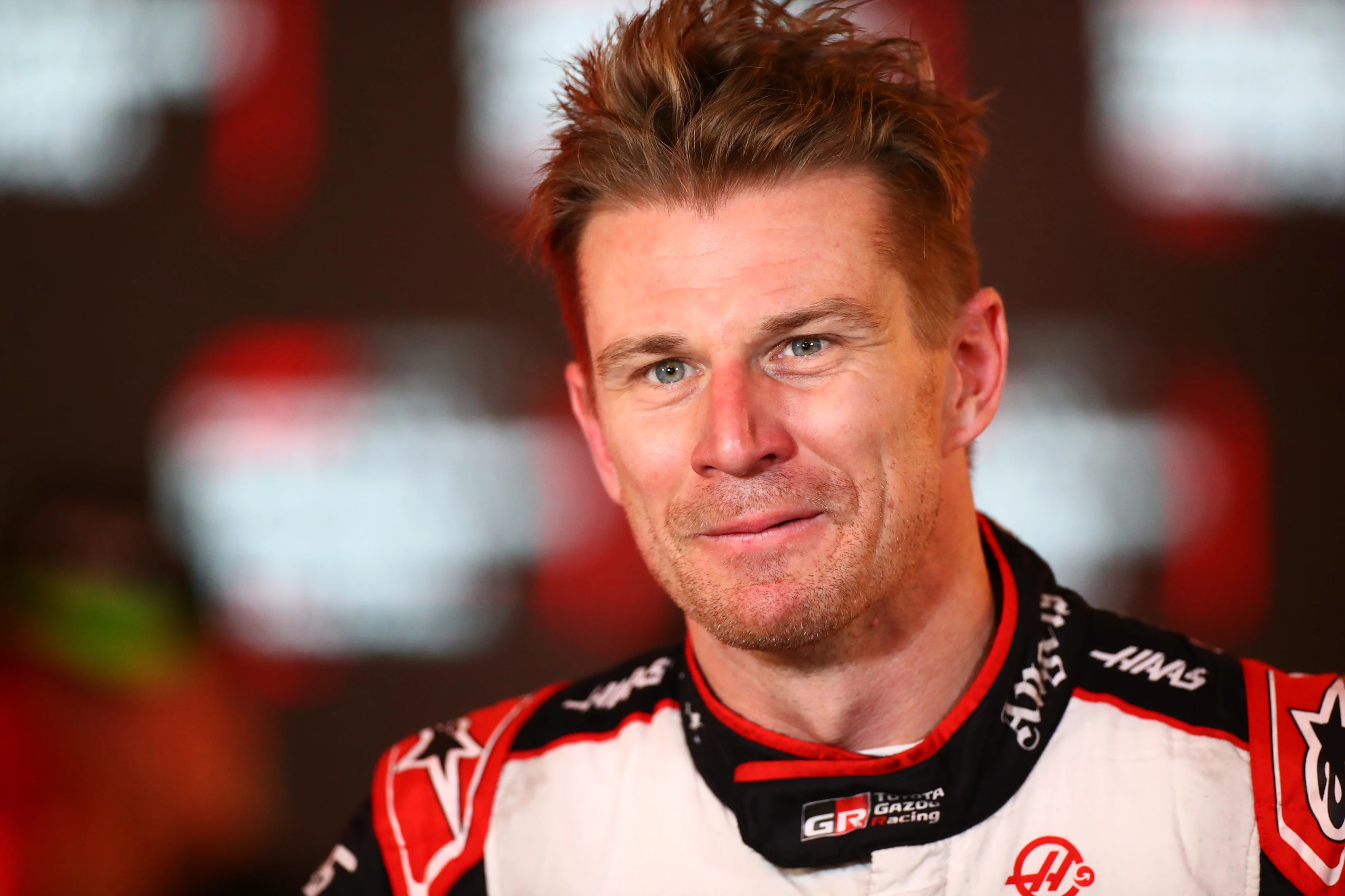 Nico Hulkenberg talks to the media in the Paddock after qualifying ahead of the F1 Grand Prix of Abu Dhabi at Yas Marina Circuit on December 07, 2024 in Abu Dhabi, United Arab Emirates. (Photo by Peter Fox - Formula 1/Formula 1 via Getty Images)