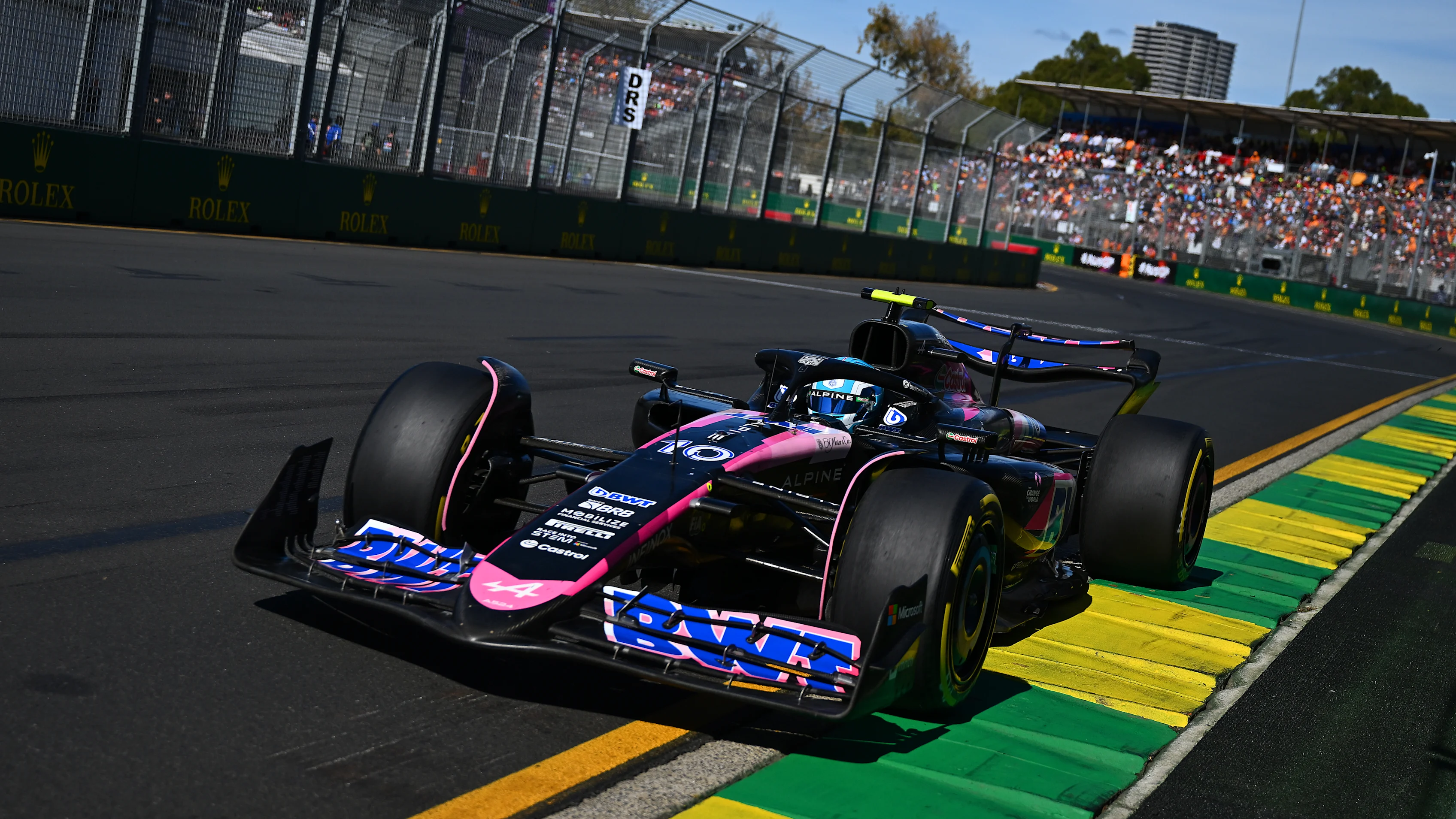 MELBOURNE, AUSTRALIA - MARCH 24: Pierre Gasly of France driving the (10) Alpine F1 A524 Renault on track during the F1 Grand Prix of Australia at Albert Park Circuit on March 24, 2024 in Melbourne, Australia. (Photo by Quinn Rooney - Formula 1/Formula 1 via Getty Images)