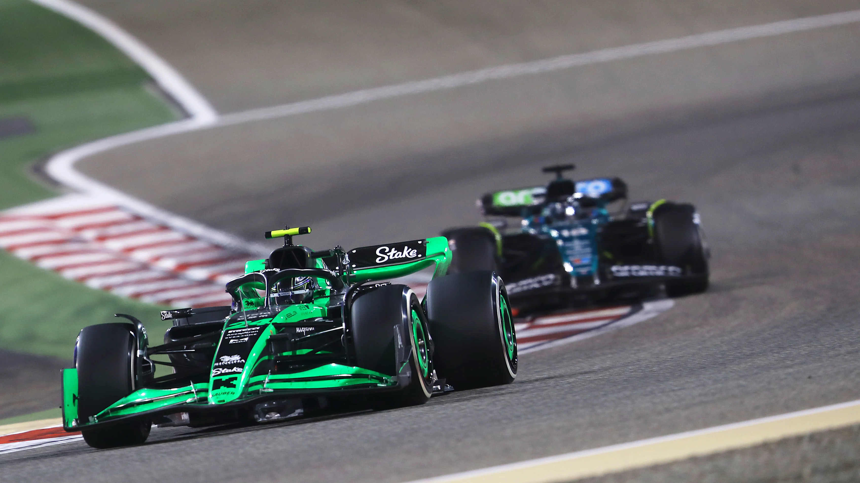 BAHRAIN, BAHRAIN - MARCH 02: Zhou Guanyu of China driving the (24) Kick Sauber C44 Ferrari on track