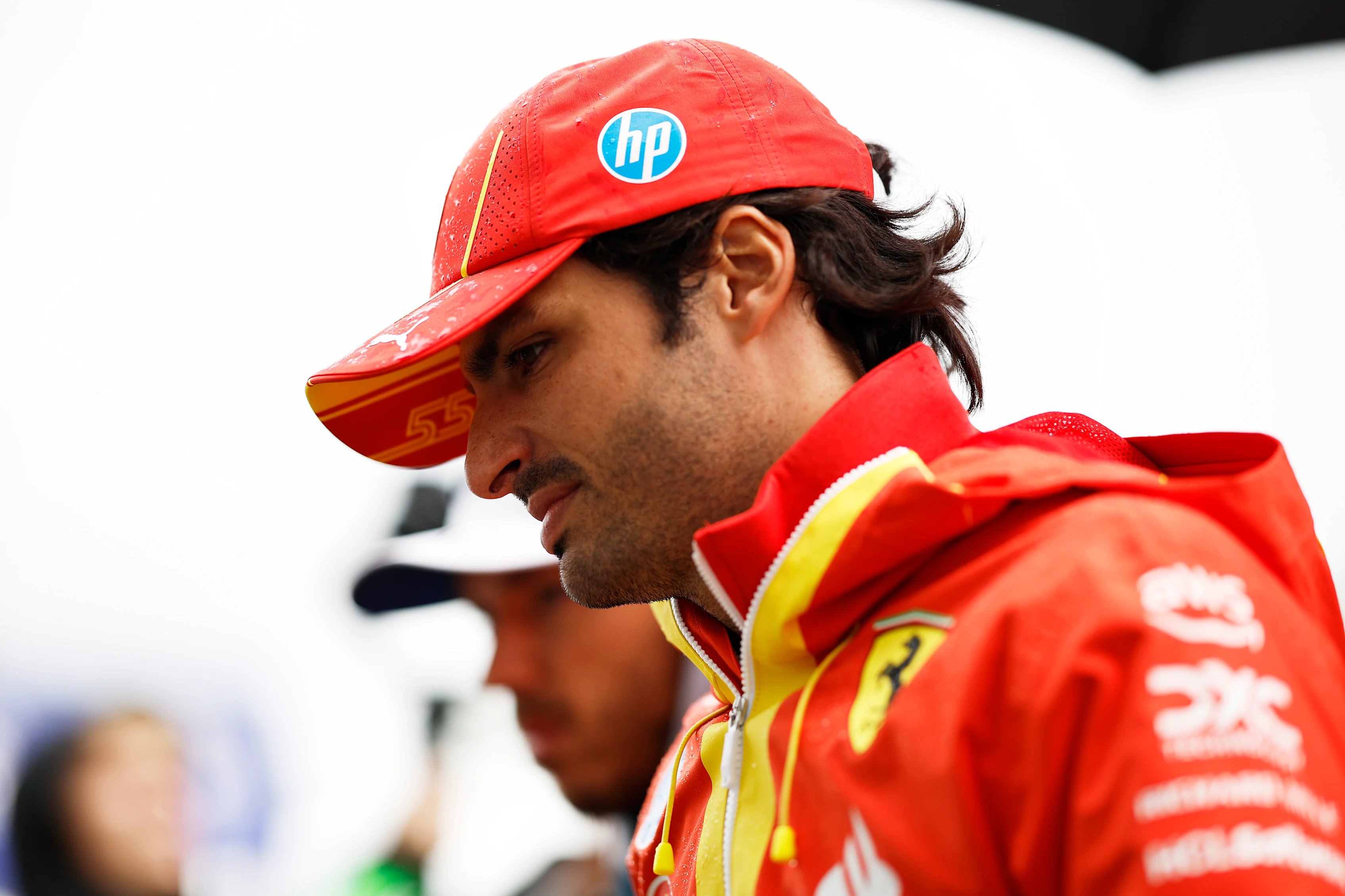 MONTREAL, QUEBEC - JUNE 09: Carlos Sainz of Spain driving (55) the Ferrari SF-24 looks on from the