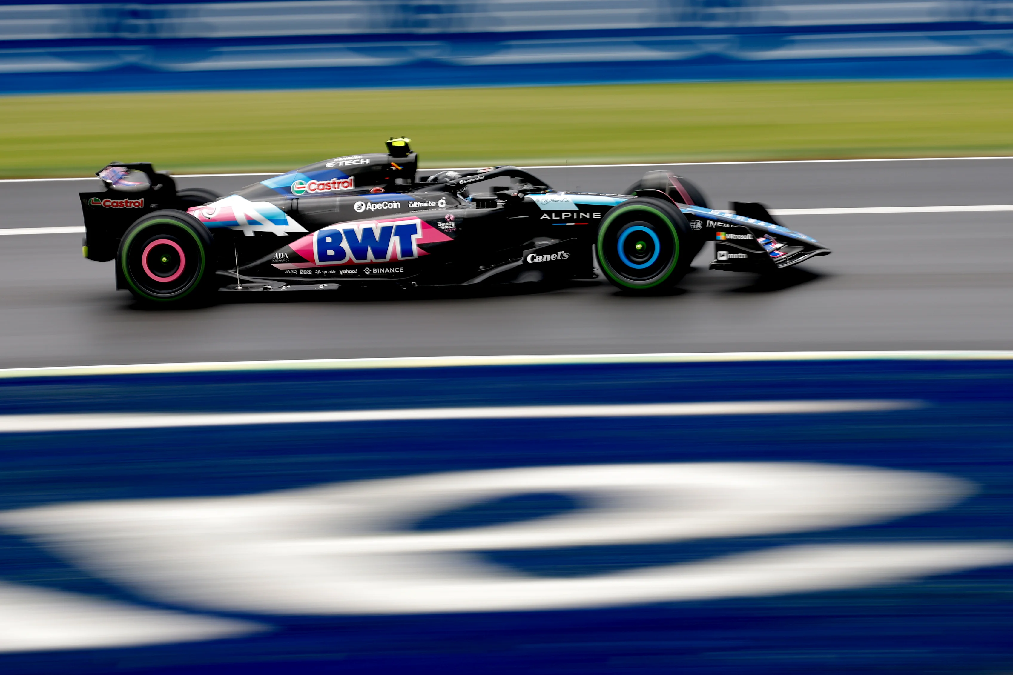 MONTREAL, QUEBEC - JUNE 07: Pierre Gasly of France driving the (10) Alpine F1 A524 Renault on track during practice ahead of the F1 Grand Prix of Canada at Circuit Gilles Villeneuve on June 07, 2024 in Montreal, Quebec. (Photo by Chris Graythen/Getty Images)