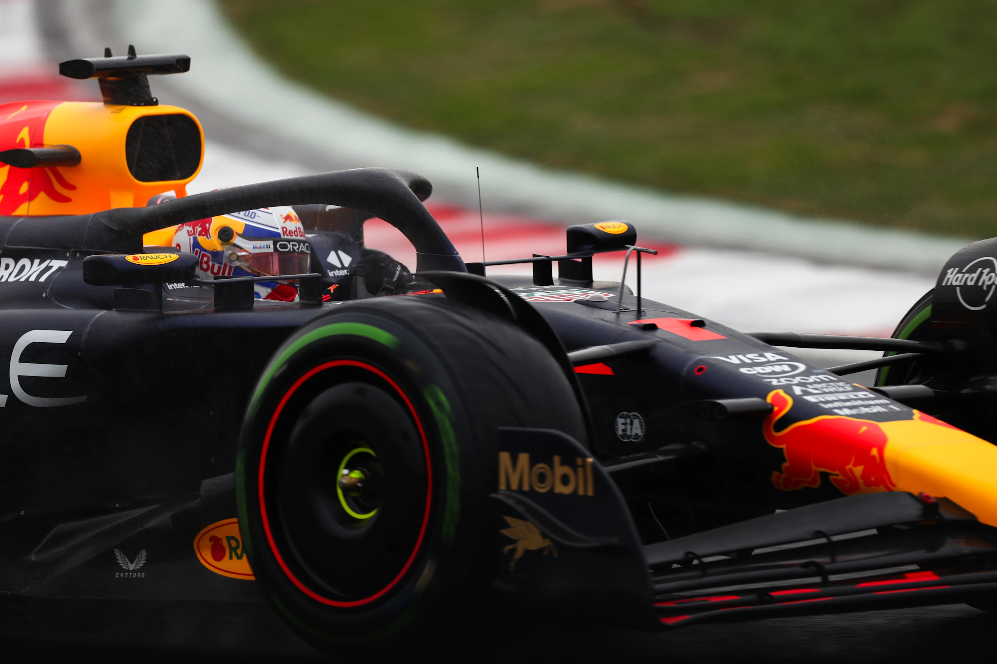 SHANGHAI, CHINA - APRIL 19: Max Verstappen of Oracle Red Bull Racing and The Netherlands  during Sprint Qualifying ahead of the F1 Grand Prix of China at Shanghai International Circuit on April 19, 2024 in Shanghai, China. (Photo by Peter Fox/Getty Images)