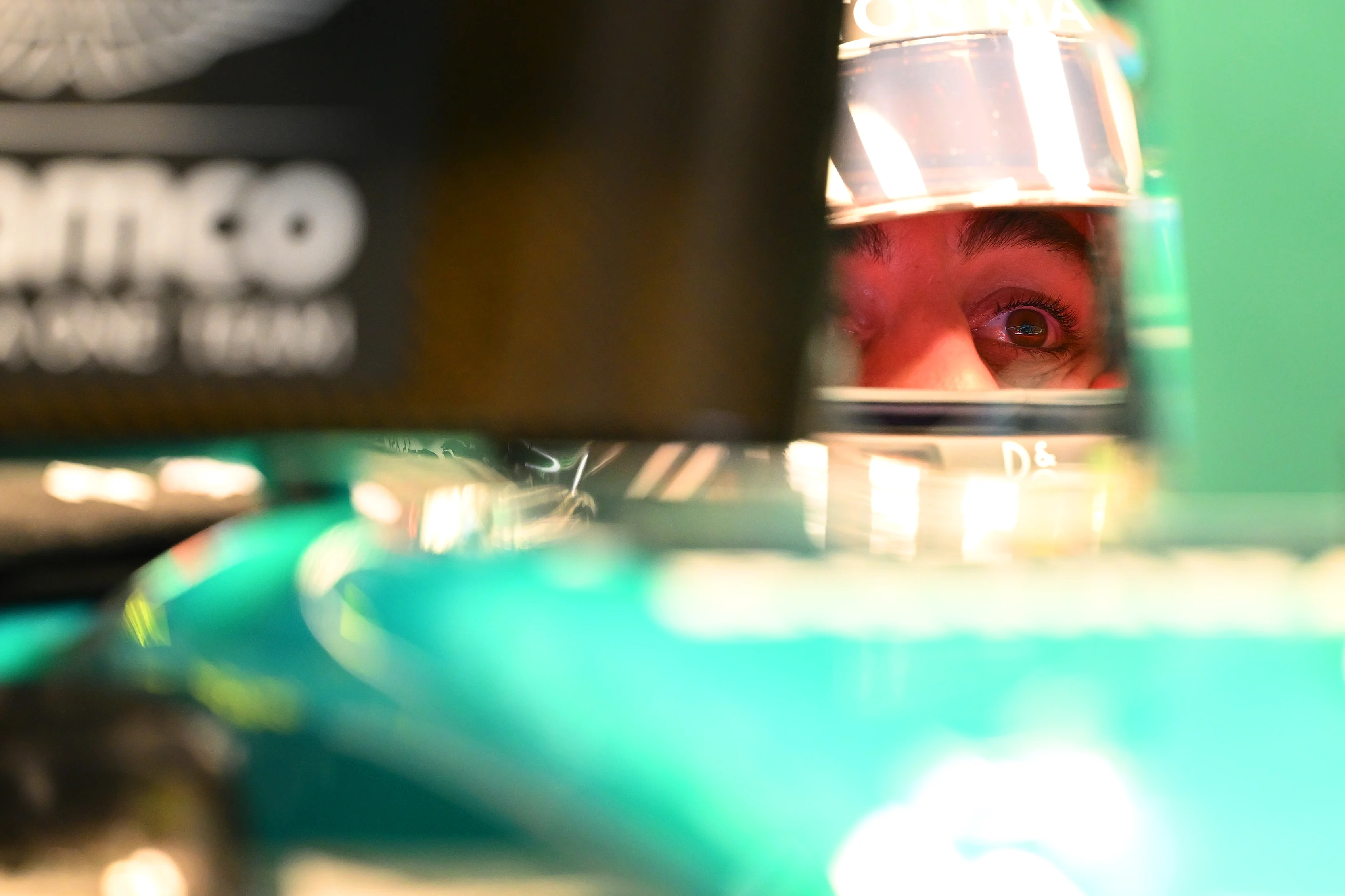 SUZUKA, JAPAN - APRIL 05: Fernando Alonso of Spain and Aston Martin F1 Team prepares to drive in the garage during practice ahead of the F1 Grand Prix of Japan at Suzuka International Racing Course on April 05, 2024 in Suzuka, Japan. (Photo by Clive Mason/Getty Images)