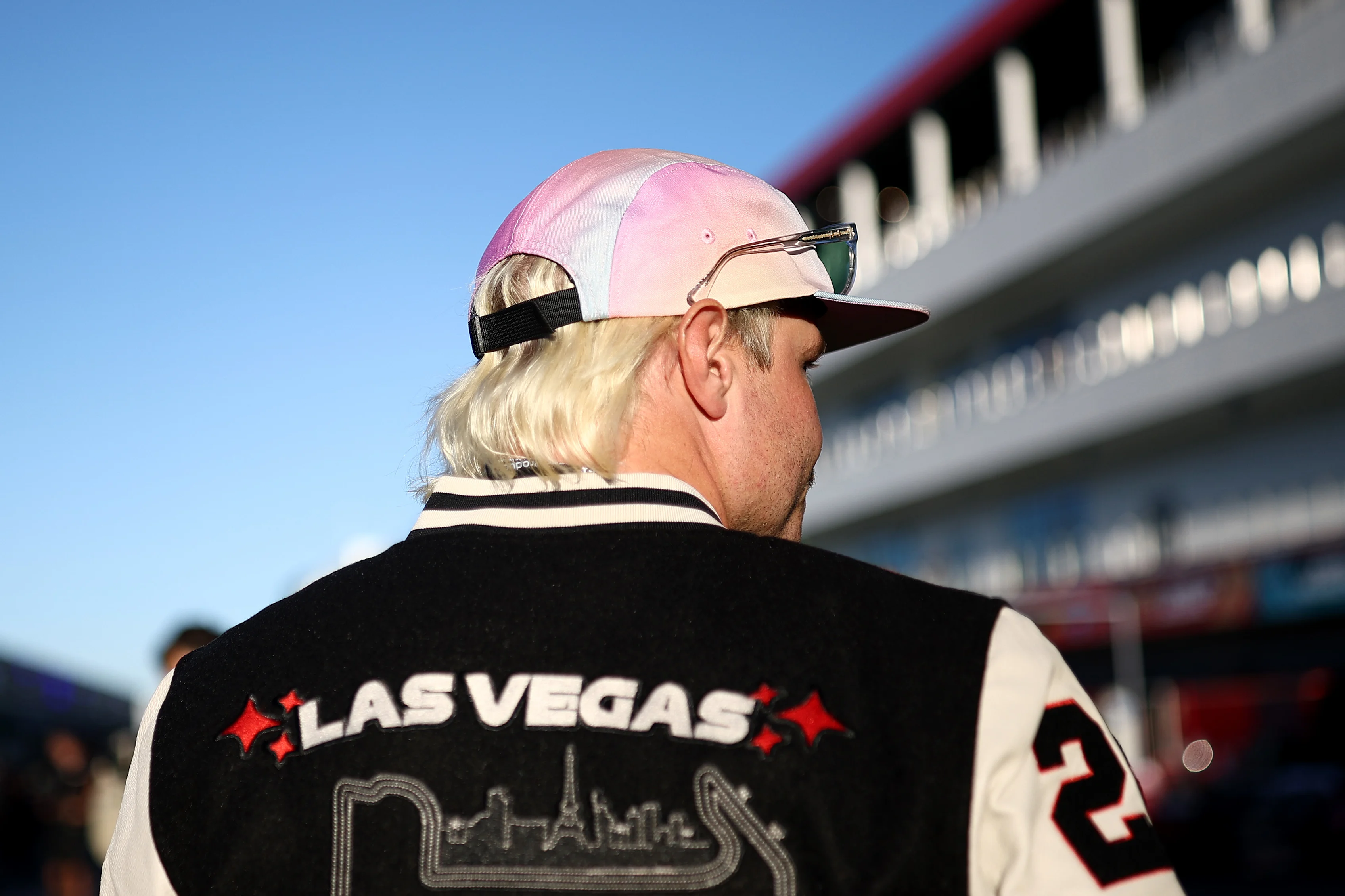 LAS VEGAS, NEVADA - NOVEMBER 21: Valtteri Bottas of Finland and Stake F1 Team Kick Sauber walks in the Paddock prior to practice ahead of the F1 Grand Prix of Las Vegas at Las Vegas Strip Circuit on November 21, 2024 in Las Vegas, Nevada. (Photo by Jared C. Tilton - Formula 1/Formula 1 via Getty Images)