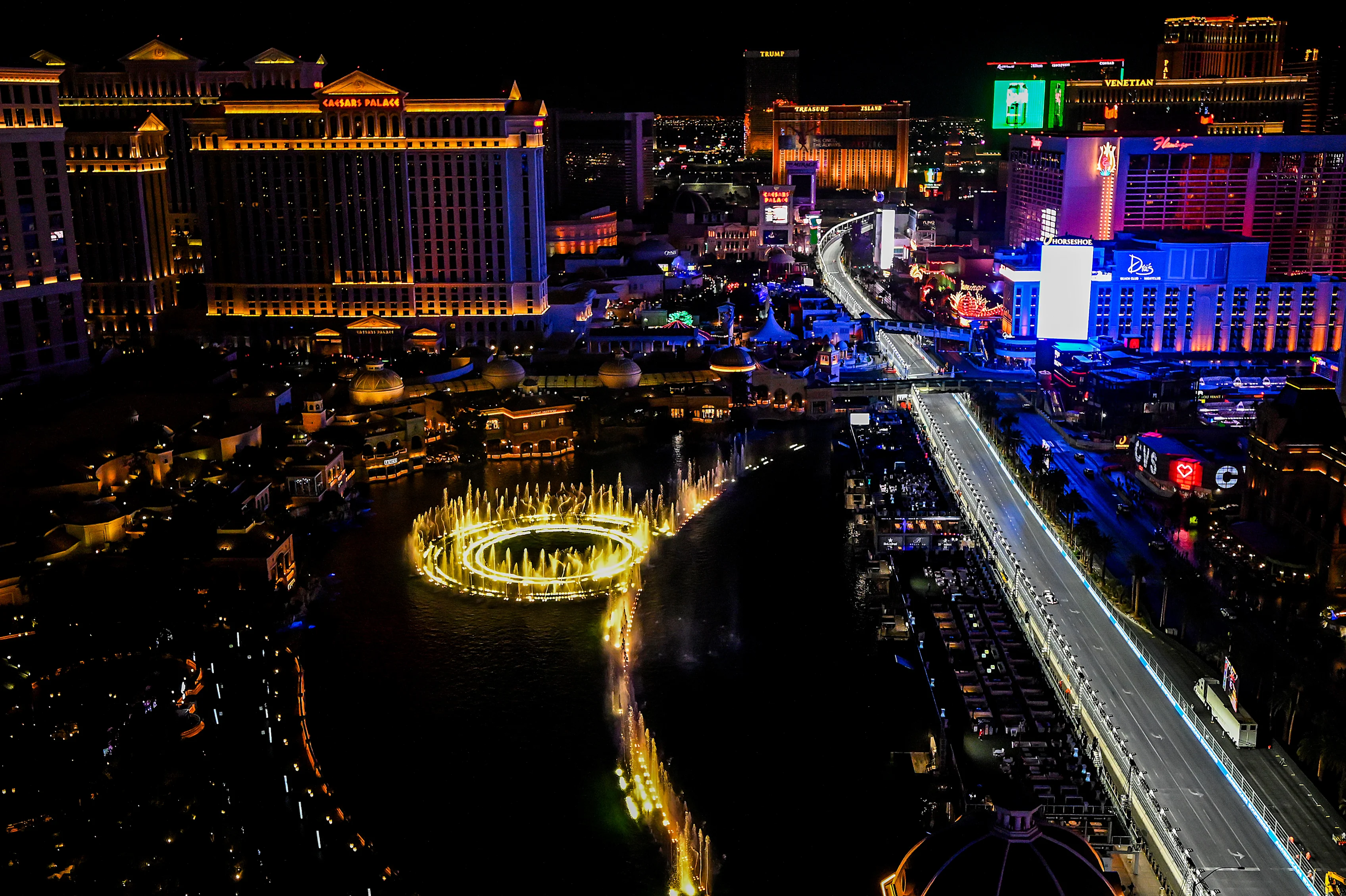 LAS VEGAS, NEVADA - NOVEMBER 21: Kevin Magnussen of Denmark driving the (20) Haas F1 VF-24 Ferrari on track during practice ahead of the F1 Grand Prix of Las Vegas at Las Vegas Strip Circuit on November 21, 2024 in Las Vegas, Nevada. (Photo by Clive Mason/Getty Images)