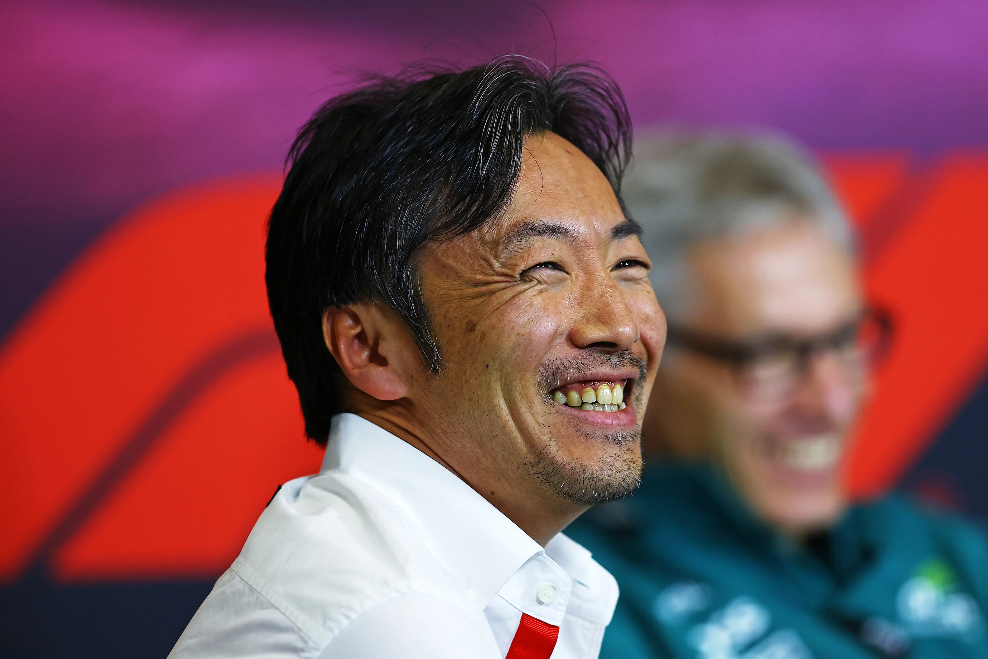 MEXICO CITY, MEXICO - OCTOBER 25: Haas F1 Team Principal Ayao Komatsu attends the Team Principals
