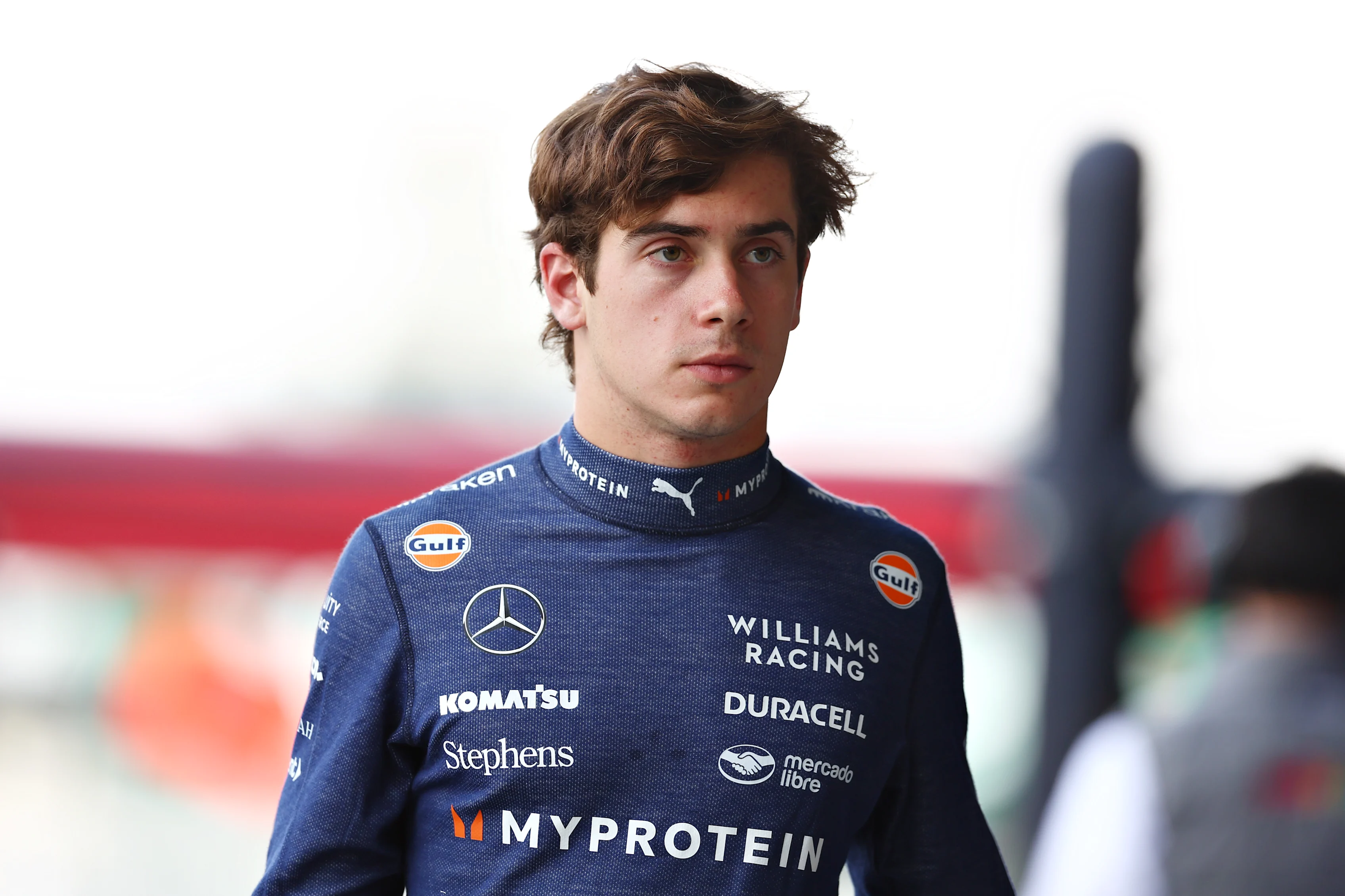 MEXICO CITY, MEXICO - OCTOBER 26: 16th placed qualifier Franco Colapinto of Argentina and Williams