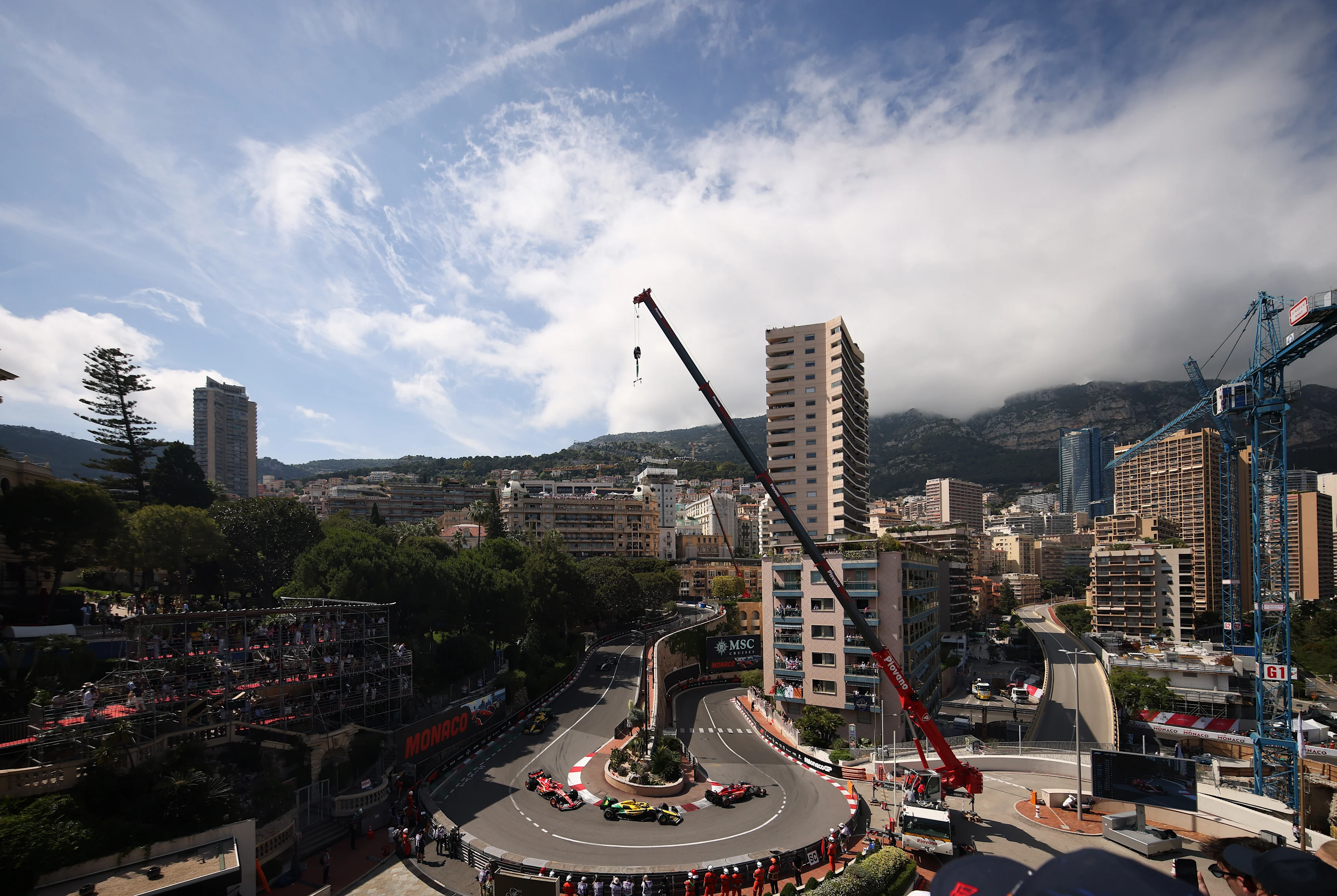 MONTE-CARLO, MONACO - MAY 26: Charles Leclerc of Monaco driving the (16) Ferrari SF-24 on track