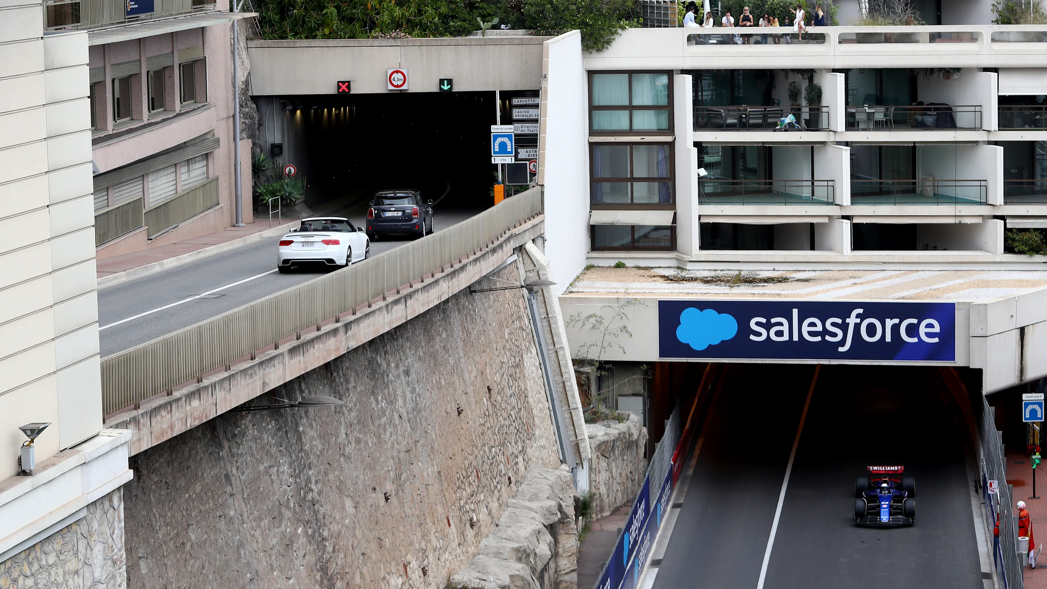 MONTE-CARLO, MONACO - MAY 24: Alexander Albon of Thailand driving the (23) Williams FW46 Mercedes on track  during practice ahead of the F1 Grand Prix of Monaco at Circuit de Monaco on May 24, 2024 in Monte-Carlo, Monaco. (Photo by Peter Fox - Formula 1/Formula 1 via Getty Images)