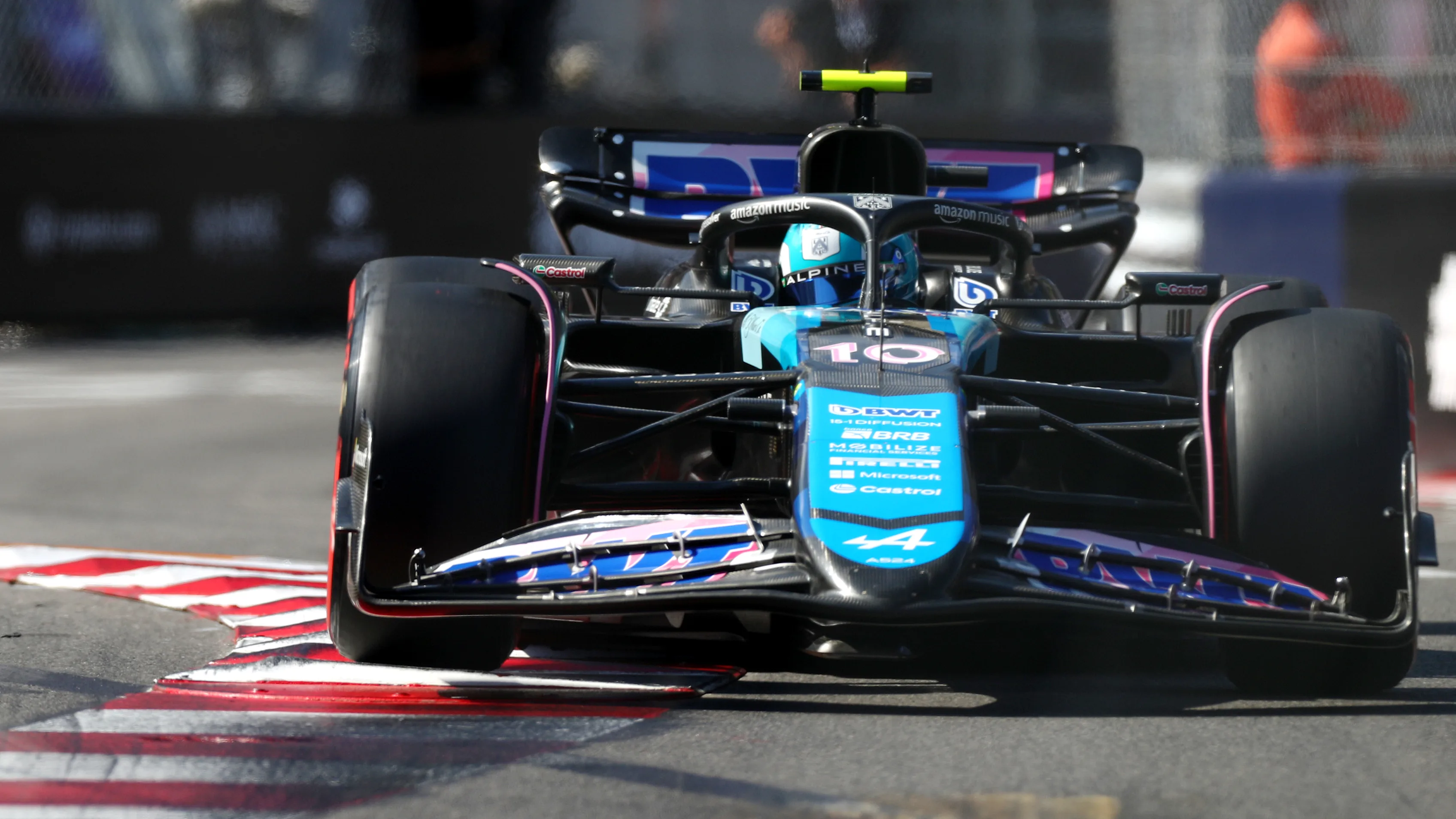 MONTE-CARLO, MONACO - MAY 25: Pierre Gasly of France driving the (10) Alpine F1 A524 Renault on track during qualifying ahead of the F1 Grand Prix of Monaco at Circuit de Monaco on May 25, 2024 in Monte-Carlo, Monaco. (Photo by Peter Fox - Formula 1/Formula 1 via Getty Images)