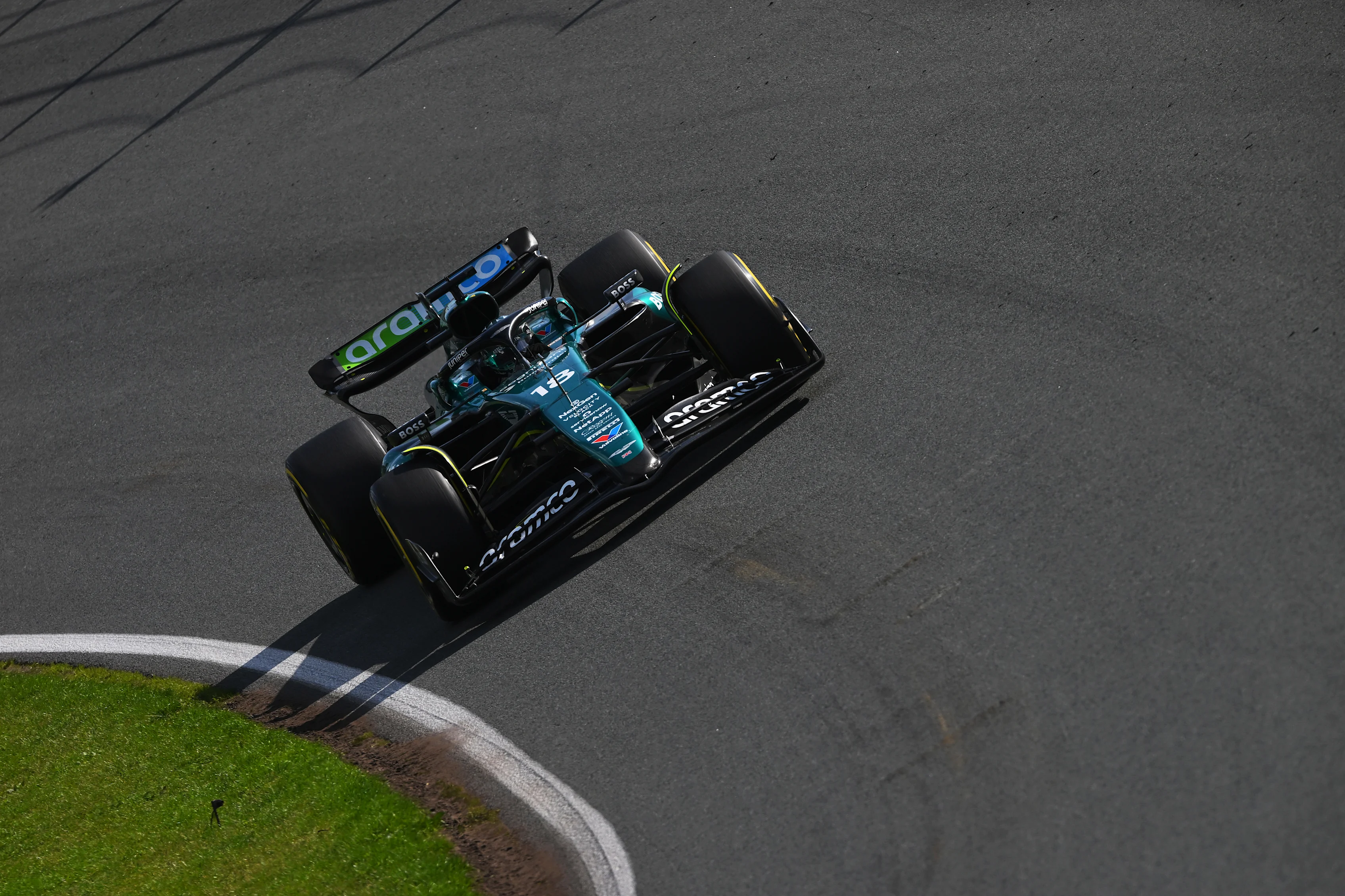 ZANDVOORT, NETHERLANDS - AUGUST 25: Lance Stroll of Canada driving the (18) Aston Martin AMR24