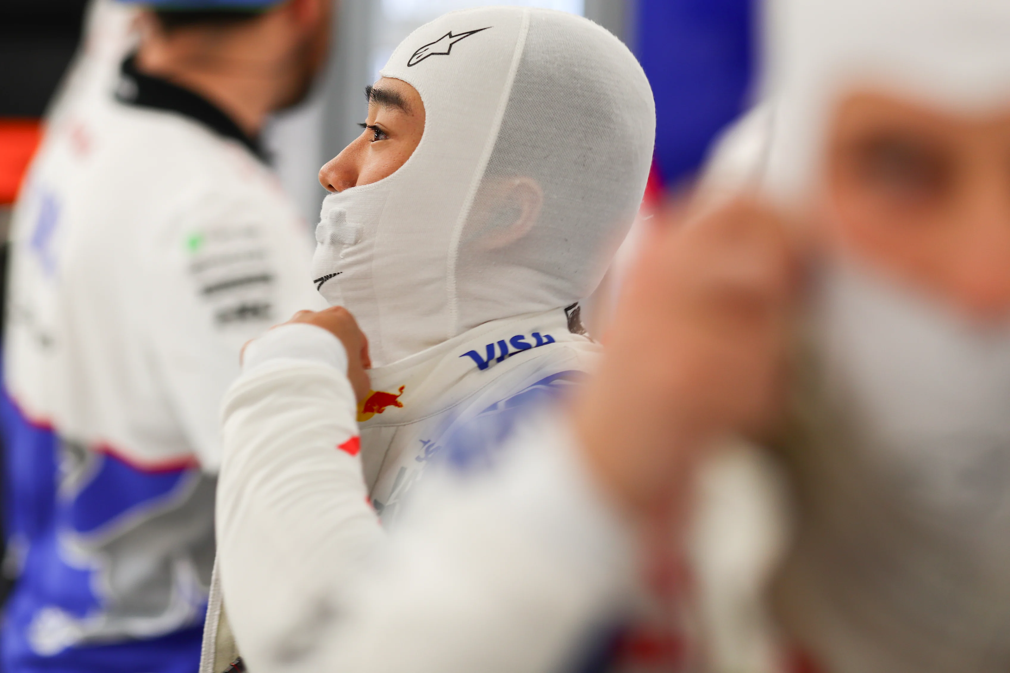 LUSAIL CITY, QATAR - NOVEMBER 29: Yuki Tsunoda of Japan and Visa Cash App RB  during Spring Qualifying ahead of the F1 Grand Prix of Qatar at Lusail International Circuit on November 29, 2024 in Lusail City, Qatar. (Photo by Peter Fox/Getty Images)