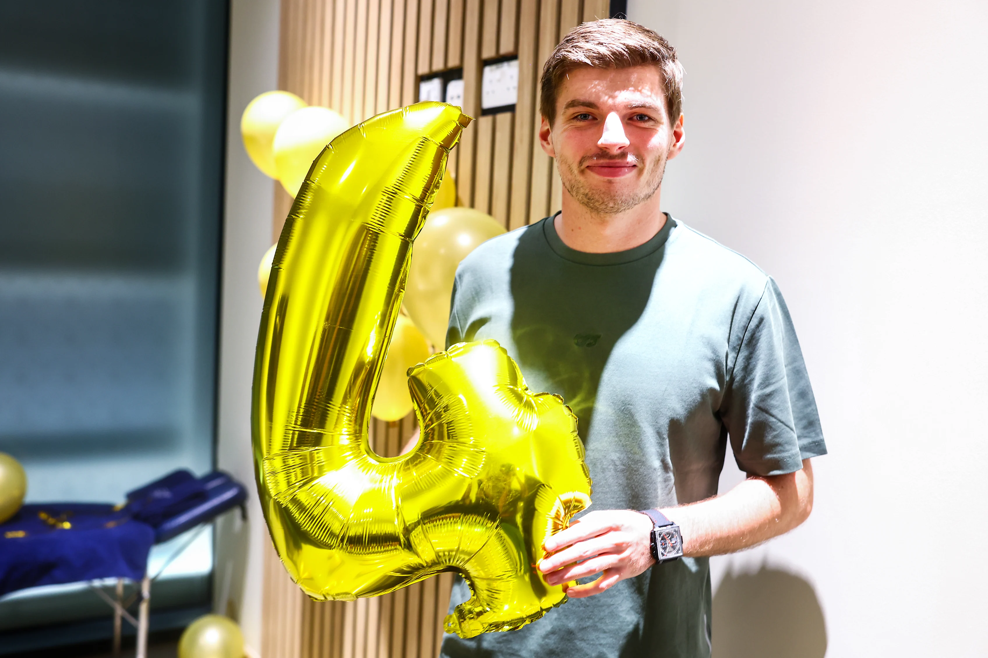 LUSAIL CITY, QATAR - NOVEMBER 28: 2024 F1 World Drivers Champion Max Verstappen of the Netherlands