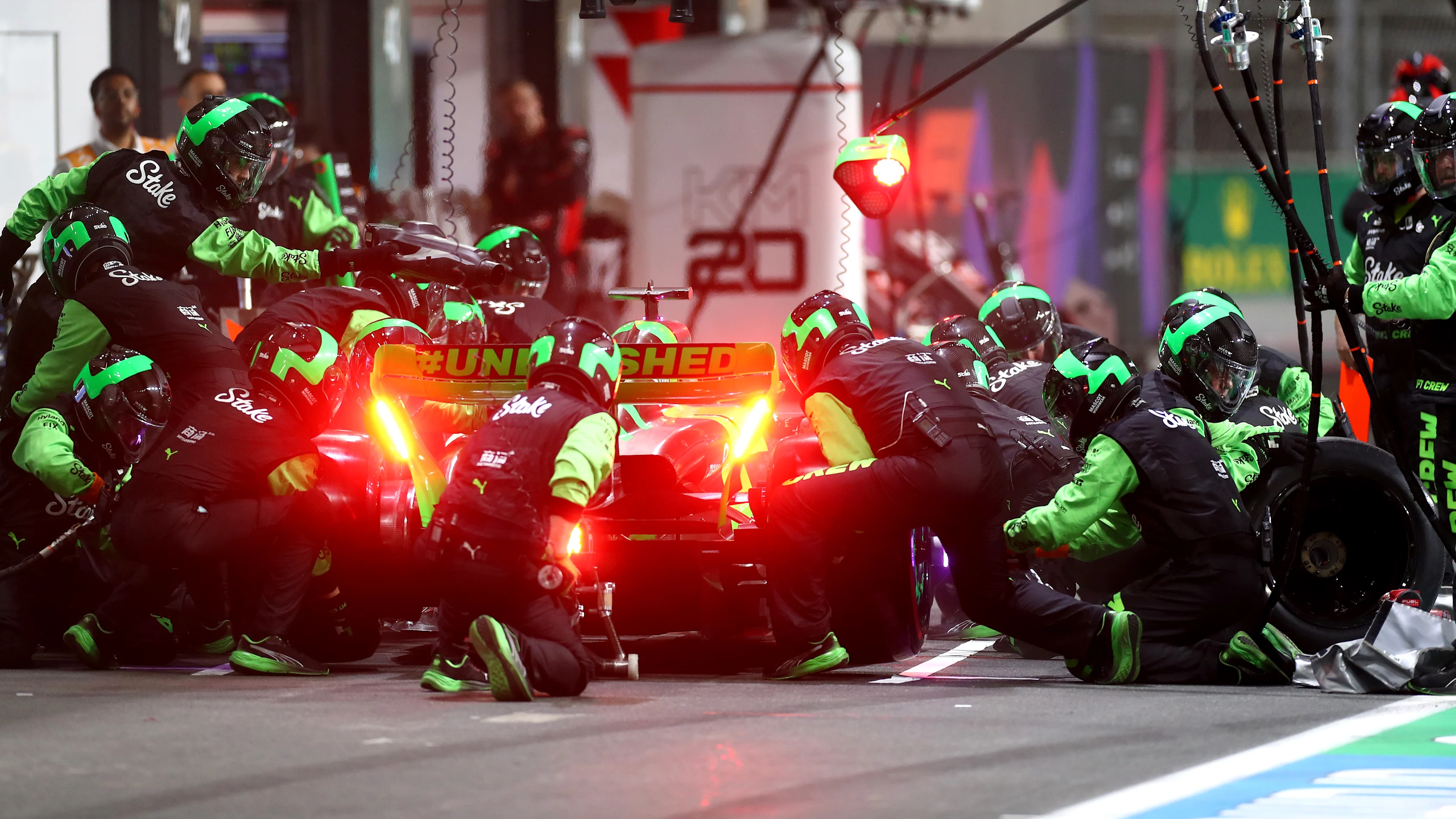 JEDDAH, SAUDI ARABIA - MARCH 09: Valtteri Bottas of Finland driving the (77) Kick Sauber C44