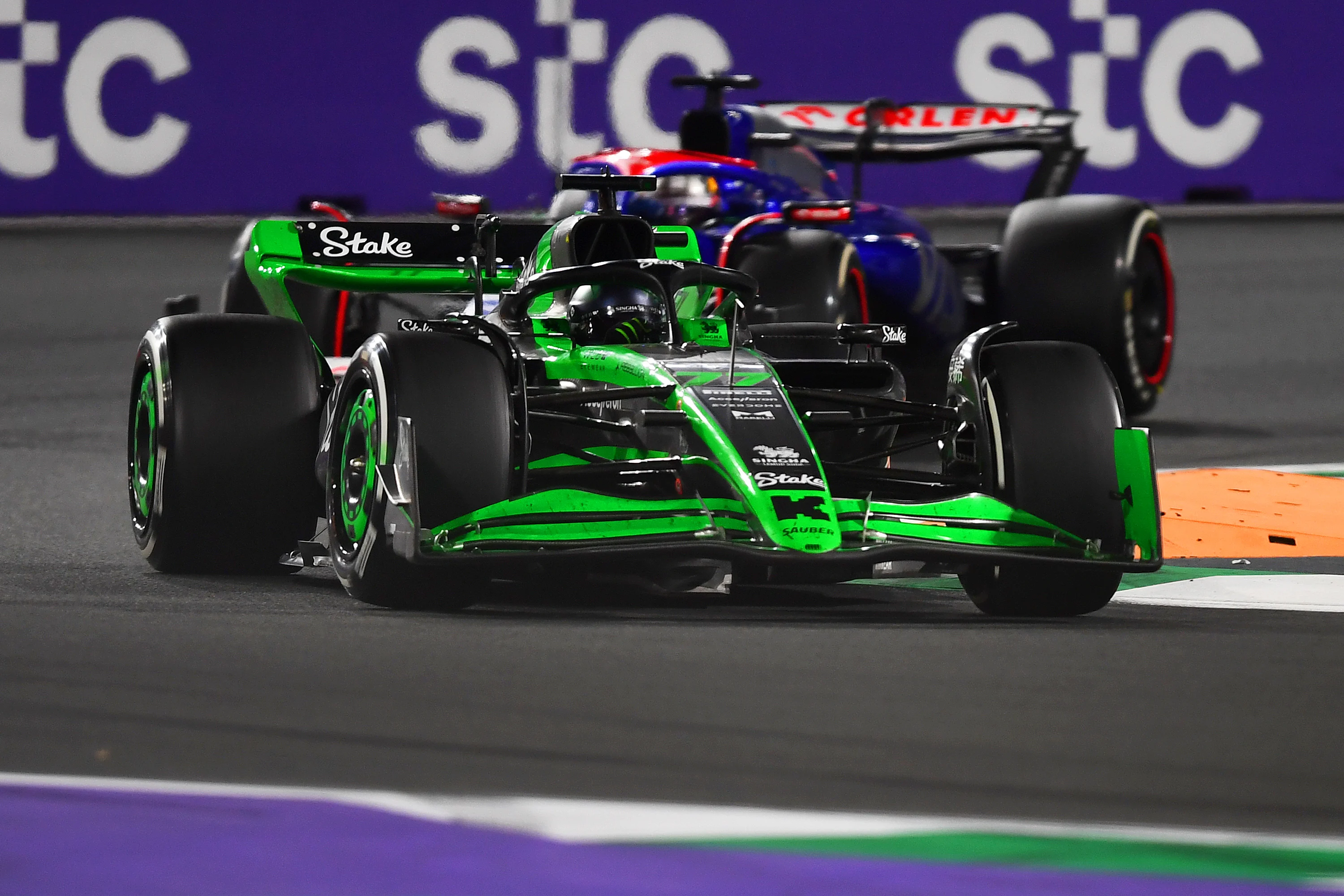 JEDDAH, SAUDI ARABIA - MARCH 09: Valtteri Bottas of Finland driving the (77) Kick Sauber C44
