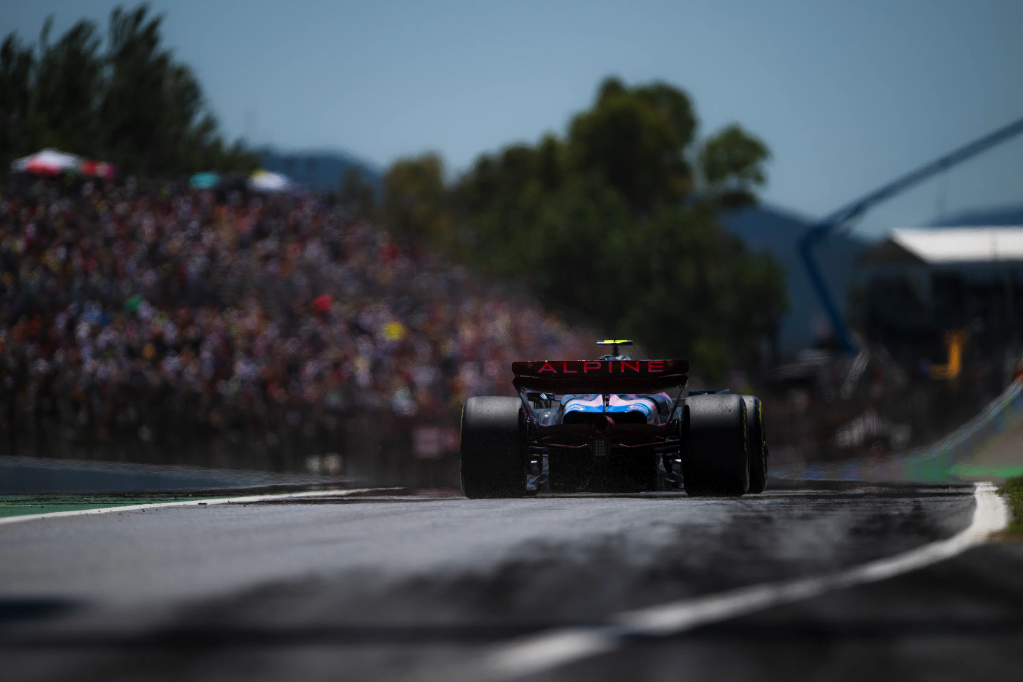 BARCELONA, SPAIN - JUNE 21: Pierre Gasly of France driving the (10) Alpine F1 A524 Renault during practice ahead of the F1 Grand Prix of Spain at Circuit de Barcelona-Catalunya on June 21, 2024 in Barcelona, Spain. (Photo by Rudy Carezzevoli/Getty Images)