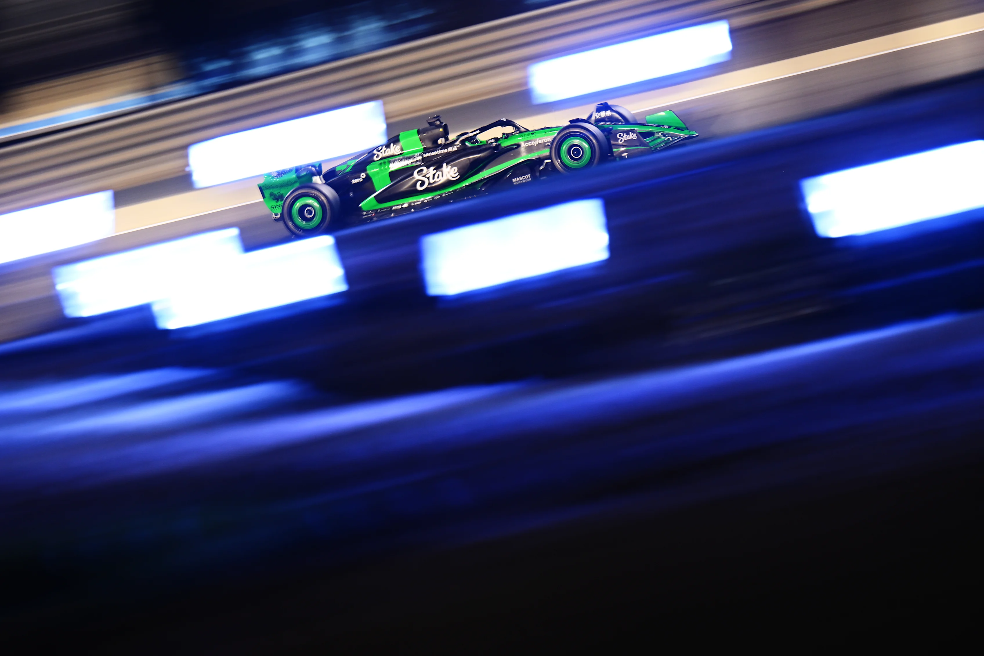 BAHRAIN, BAHRAIN - FEBRUARY 22: Valtteri Bottas of Finland driving the (77) Kick Sauber C44 Ferrari