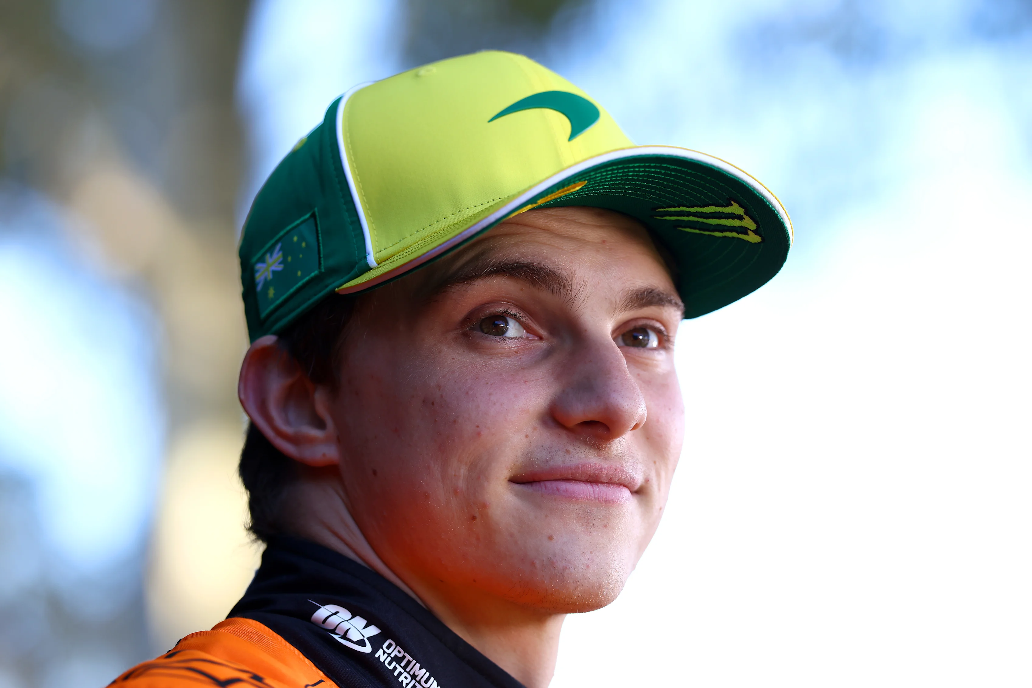 MELBOURNE, AUSTRALIA - MARCH 13: Oscar Piastri of Australia and McLaren looks on during previews