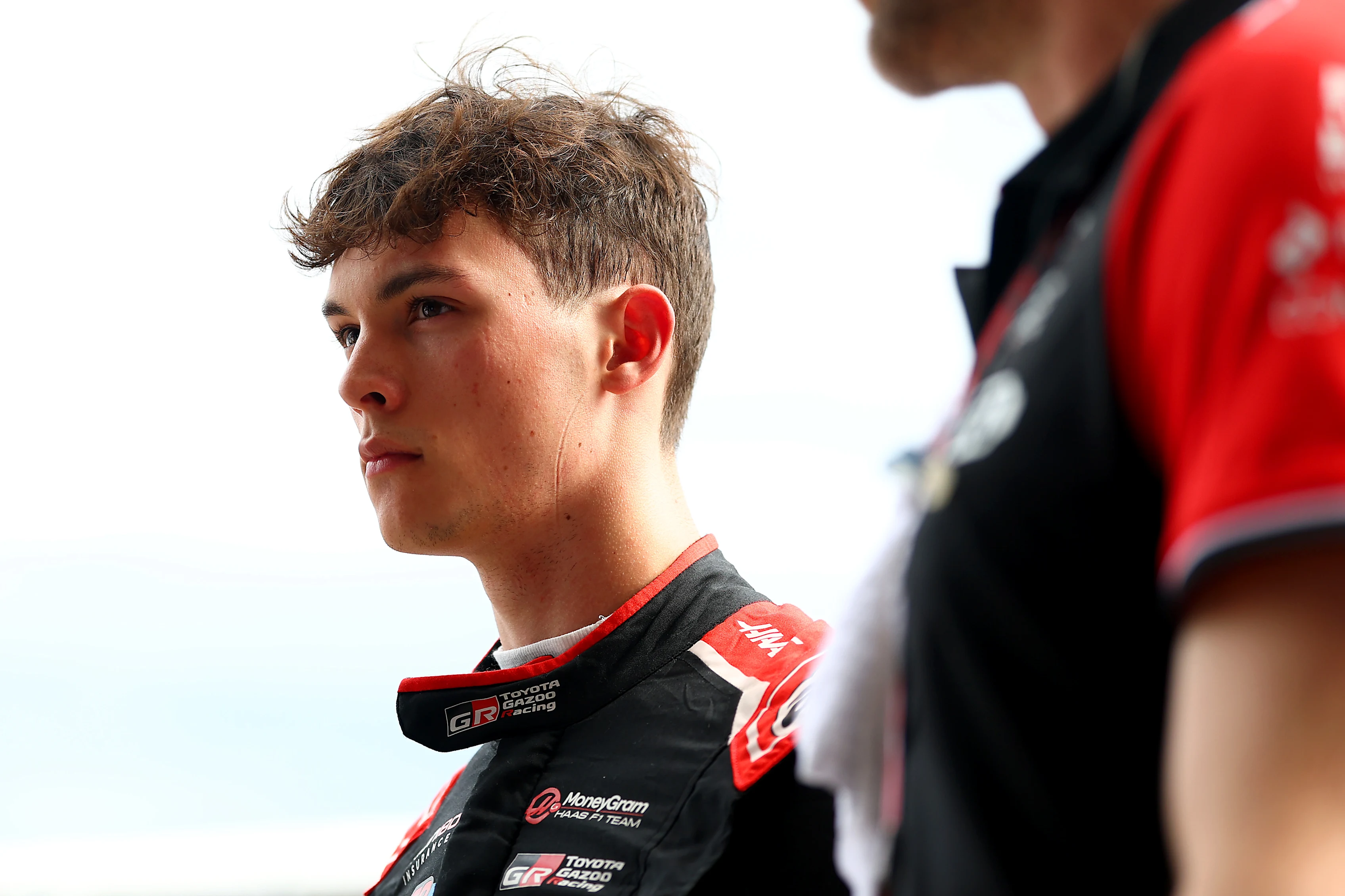 MELBOURNE, AUSTRALIA - MARCH 15: Twentieth placed qualifier Oliver Bearman of Great Britain and Haas F1 after not setting a time during qualifying ahead of the F1 Grand Prix of Australia at Albert Park Grand Prix Circuit on March 15, 2025 in Melbourne, Australia. (Photo by Bryn Lennon - Formula 1/Formula 1 via Getty Images)