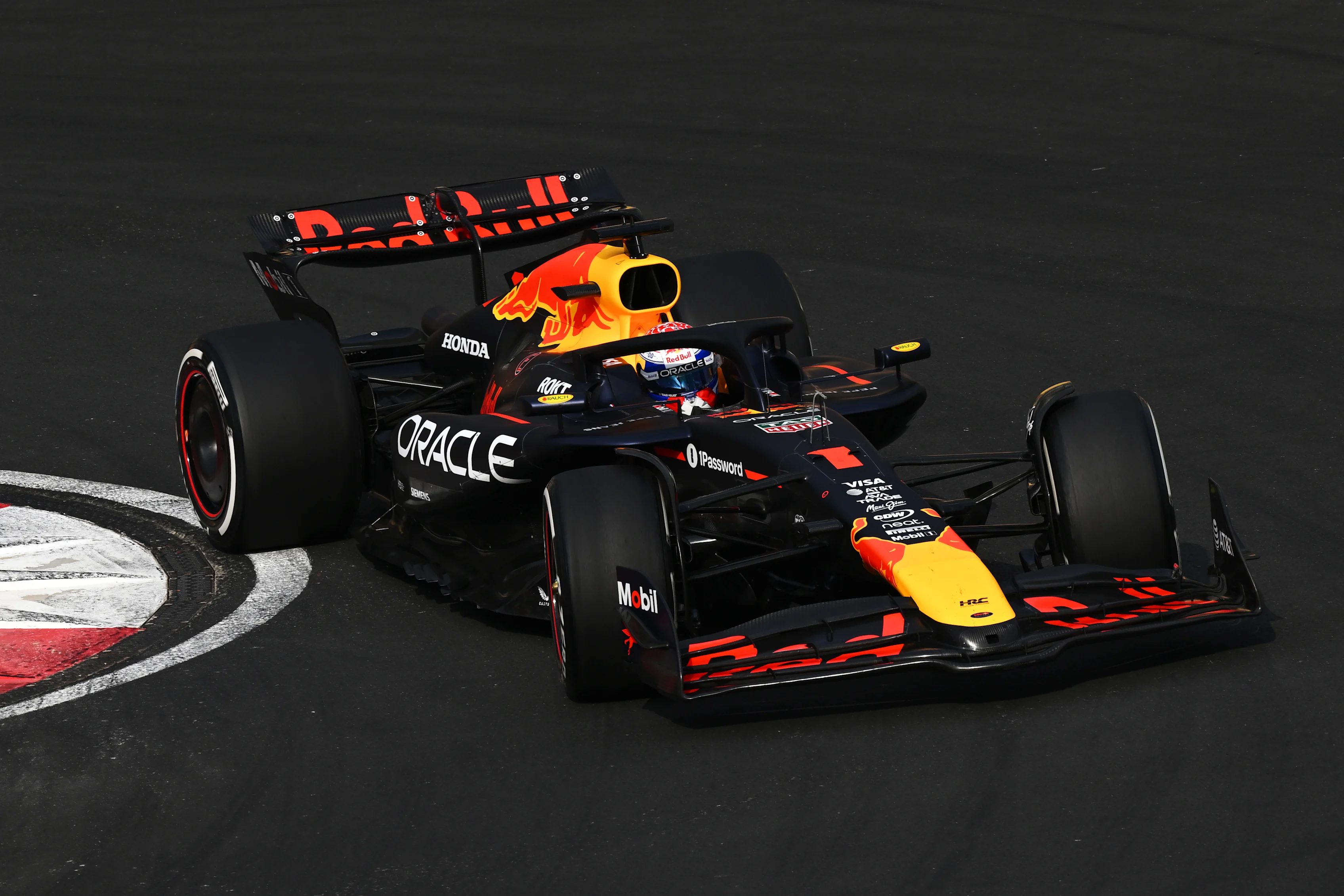 SHANGHAI, CHINA - MARCH 23: Max Verstappen of the Netherlands driving the (1) Oracle Red Bull