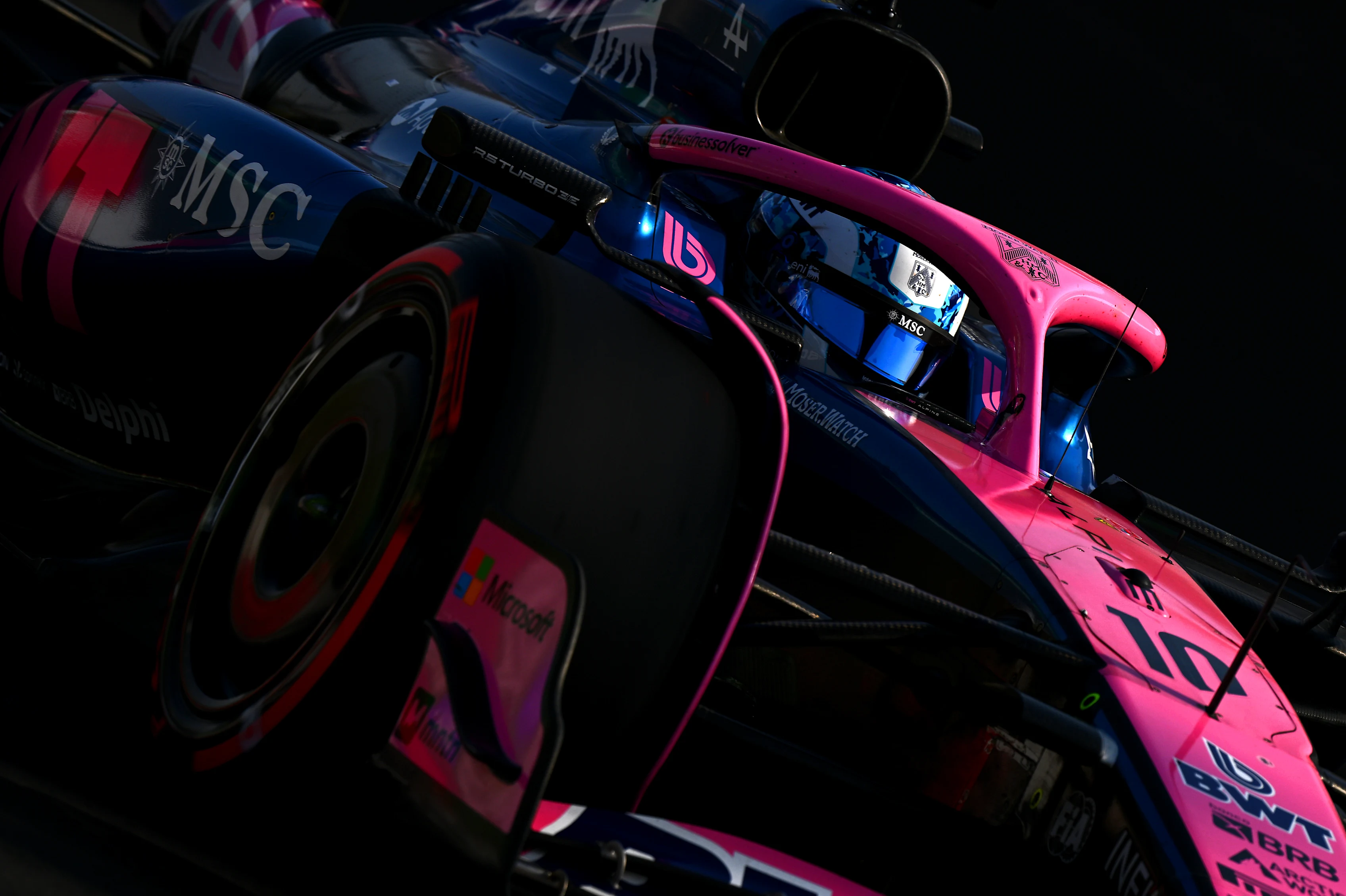 SHANGHAI, CHINA - MARCH 22: Pierre Gasly of France driving the (10) Alpine F1 A525 Renault on track  during qualifying ahead of the F1 Grand Prix of China at Shanghai International Circuit on March 22, 2025 in Shanghai, China. (Photo by Clive Mason/Getty Images)