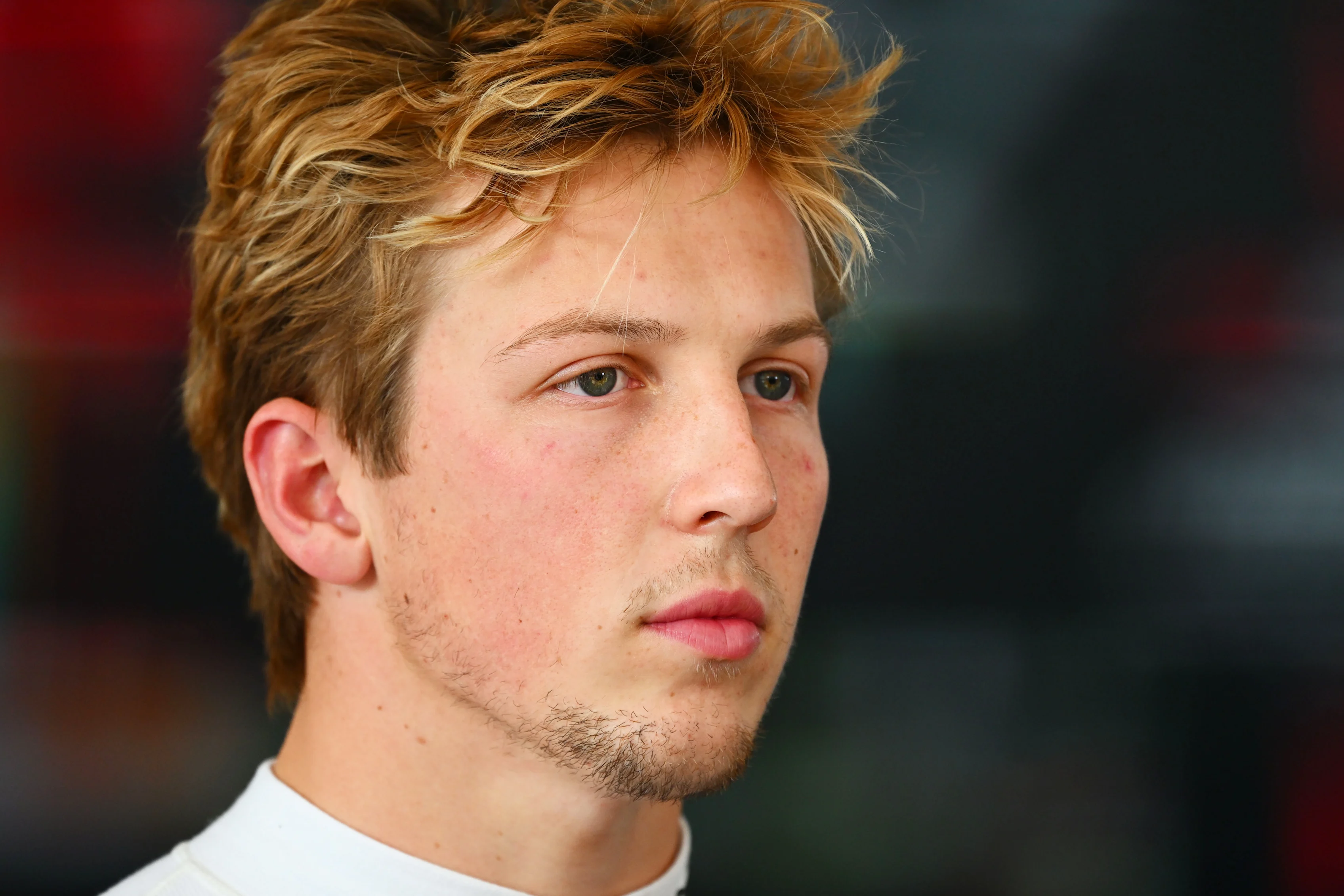 SHANGHAI, CHINA - MARCH 22: Twentieth placed qualifier Liam Lawson of New Zealand and Oracle Red