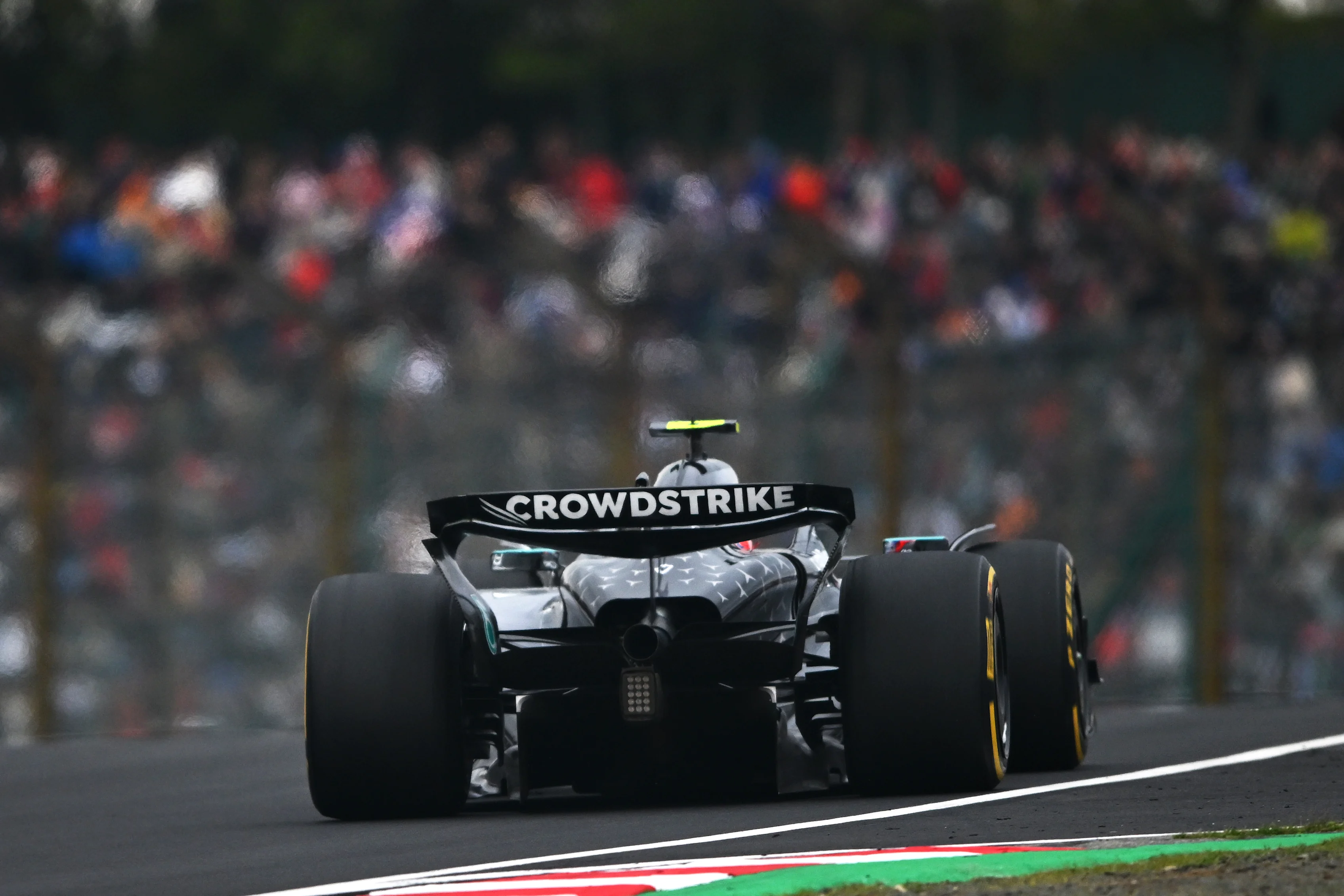 SUZUKA, JAPAN - APRIL 06: Andrea Kimi Antonelli of Italy driving the (12) Mercedes AMG Petronas F1