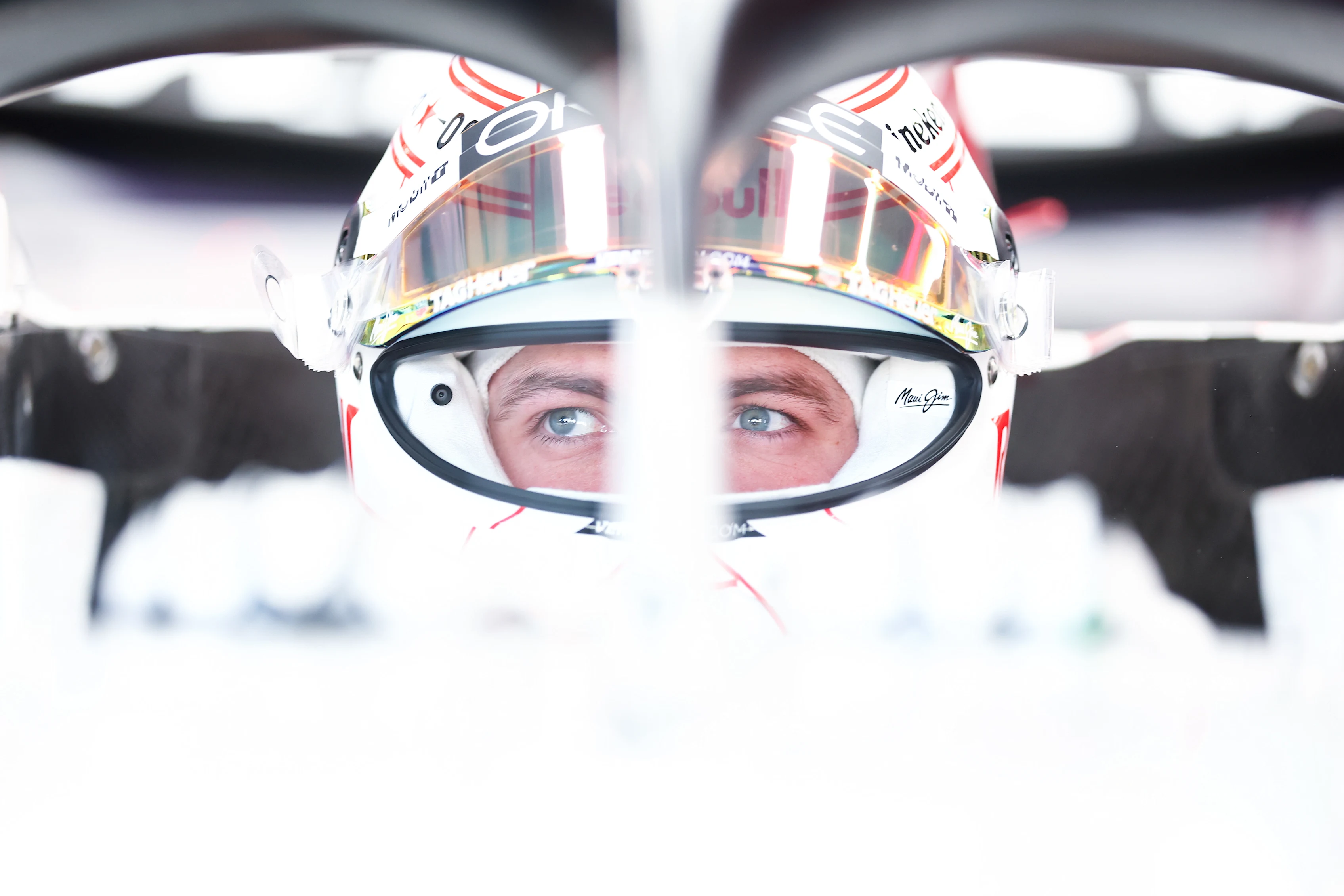 SUZUKA, JAPAN - APRIL 04: Max Verstappen of the Netherlands and Oracle Red Bull Racing prepares to drive during practice ahead of the F1 Grand Prix of Japan at Suzuka Circuit on April 04, 2025 in Suzuka, Japan. (Photo by Mark Thompson/Getty Images)
