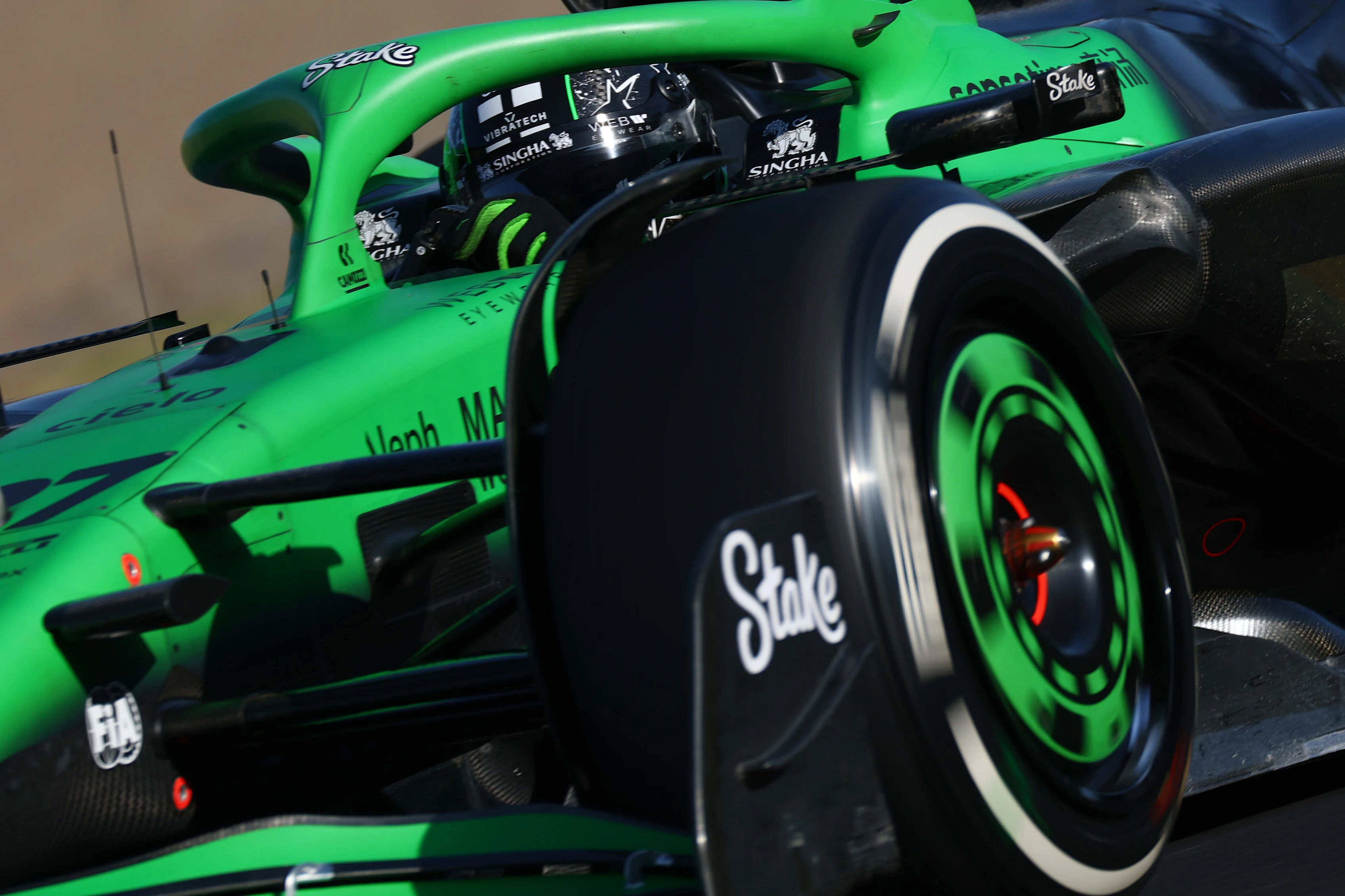 SUZUKA, JAPAN - APRIL 04: Nico Hulkenberg of Germany driving the (27) Kick Sauber C45 Ferrari on track during practice ahead of the F1 Grand Prix of Japan at Suzuka Circuit on April 04, 2025 in Suzuka, Japan. (Photo by Mark Thompson/Getty Images)