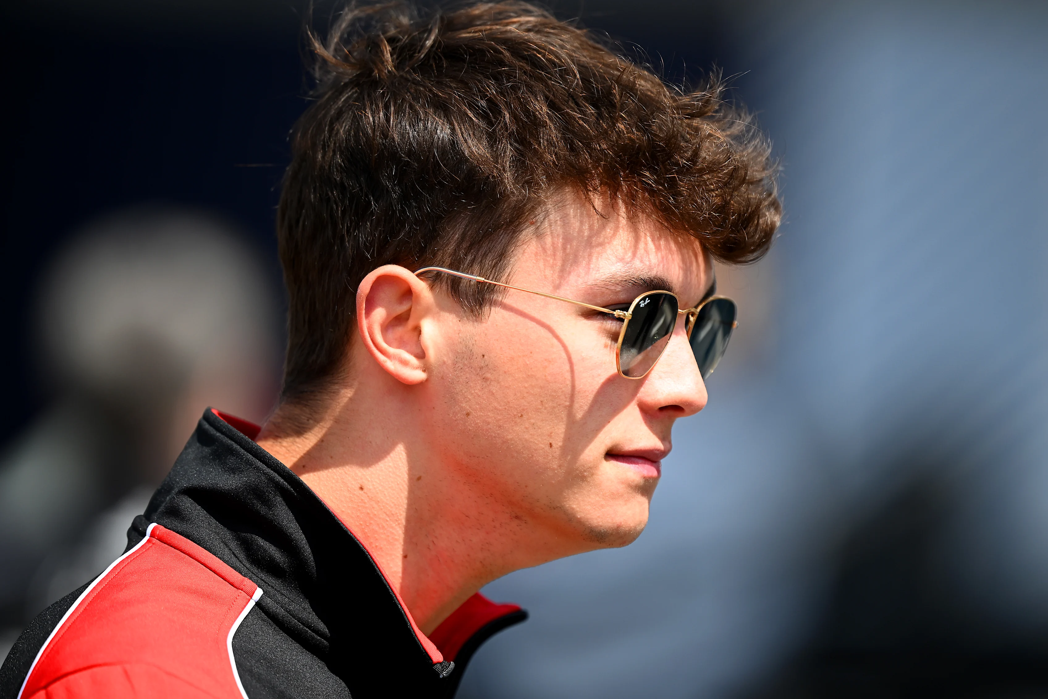 SUZUKA, JAPAN - APRIL 03: Oliver Bearman of Great Britain and Haas F1 looks on during previews
