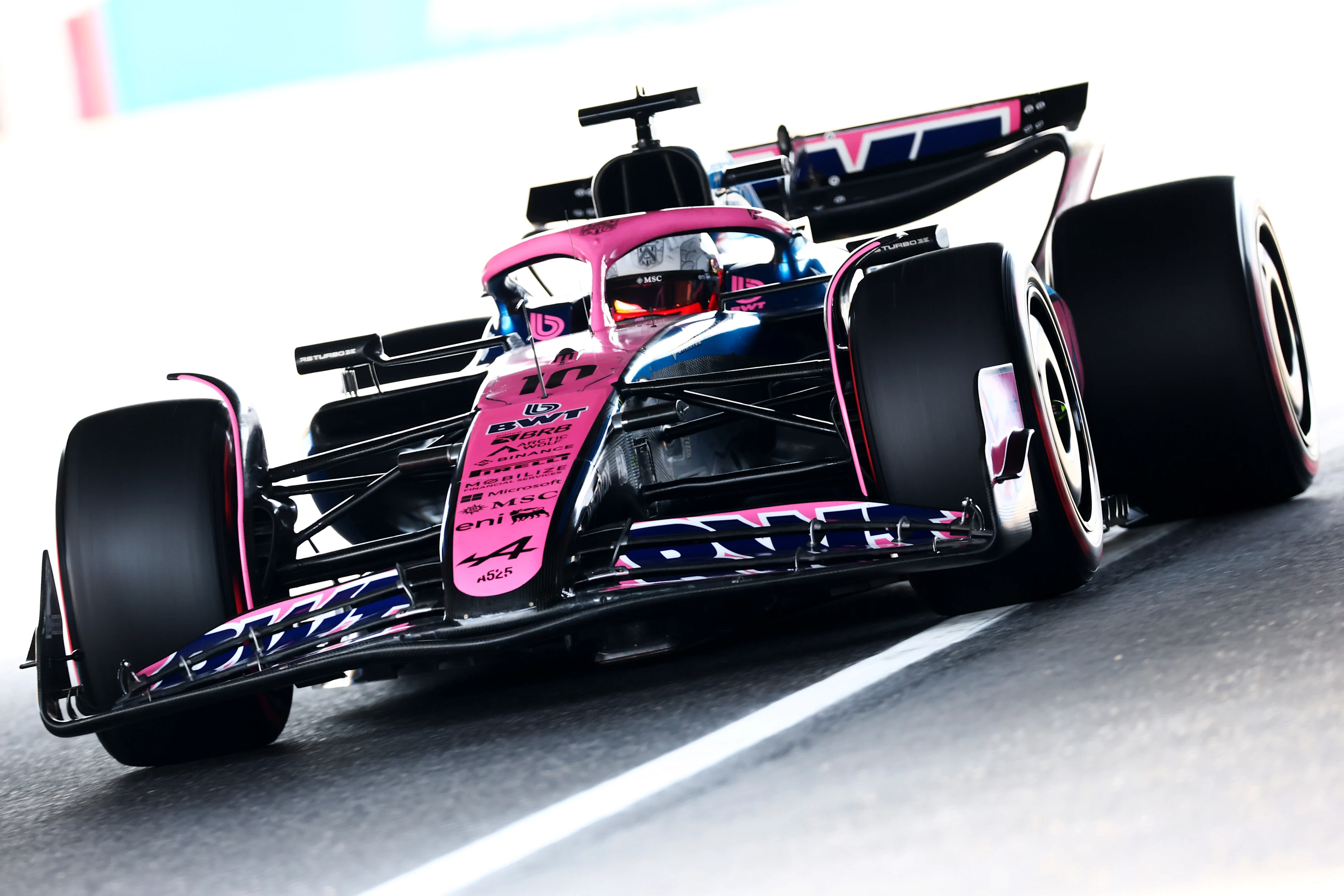 SUZUKA, JAPAN - APRIL 05: Pierre Gasly of France driving the (10) Alpine F1 A525 Renault on track during final practice ahead of the F1 Grand Prix of Japan at Suzuka Circuit on April 05, 2025 in Suzuka, Japan. (Photo by Mark Thompson/Getty Images)