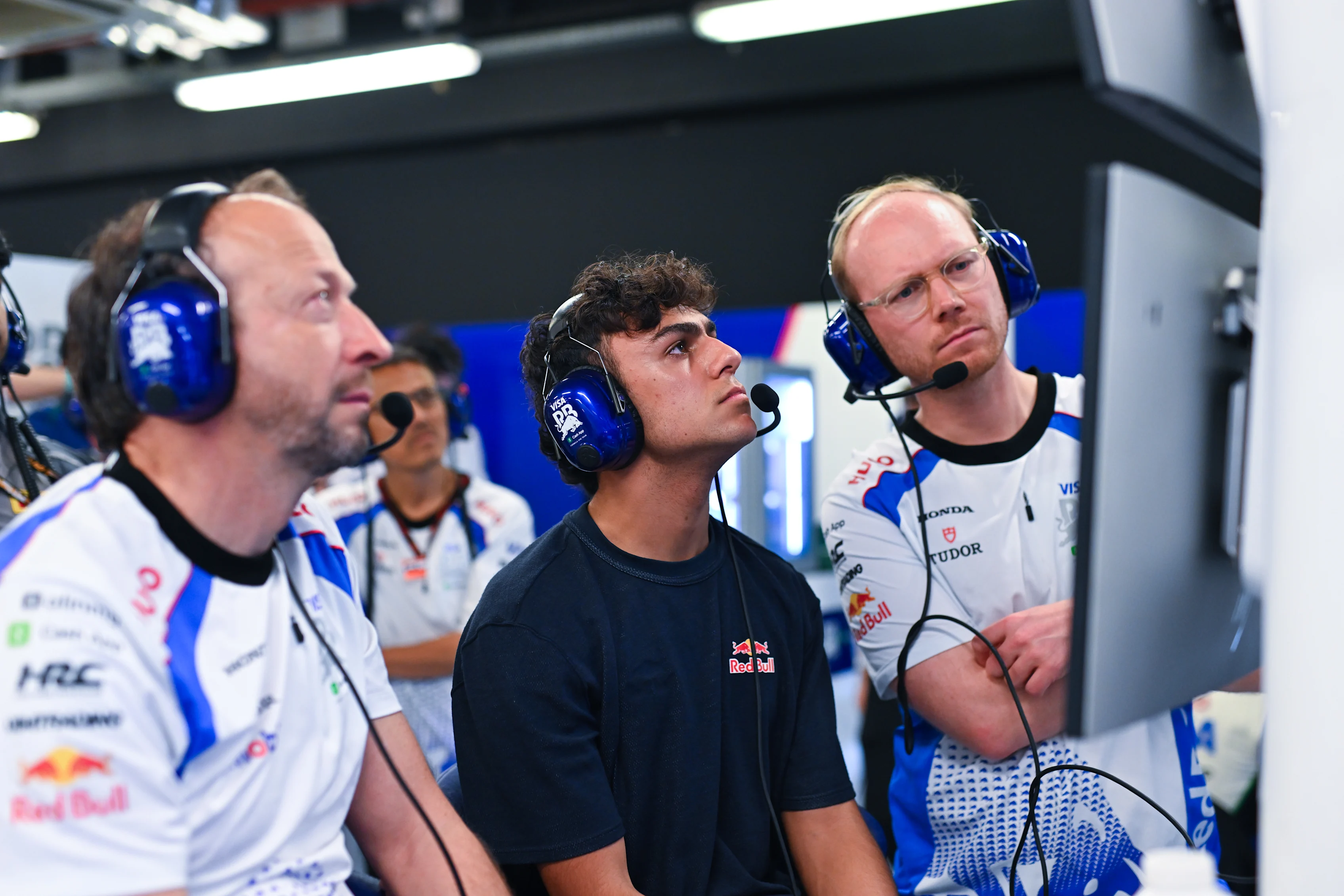 ABU DHABI, UNITED ARAB EMIRATES - DECEMBER 07: Arvid Lindblad of Great Britain and Visa Cash App