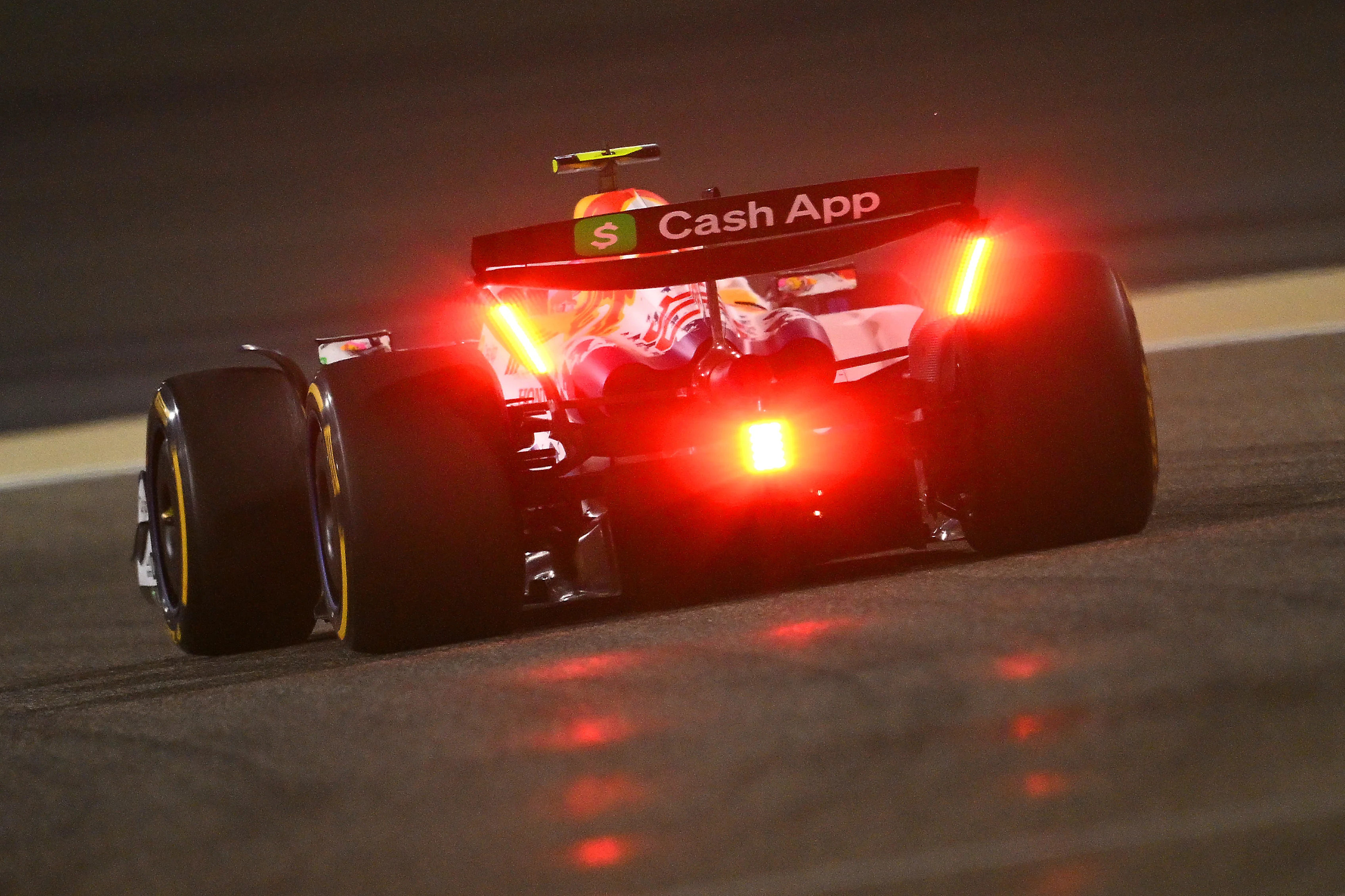 BAHRAIN, BAHRAIN - APRIL 11: Liam Lawson of New Zealand driving the (30) Visa Cash App Racing Bulls VCARB 02 on track during practice ahead of the F1 Grand Prix of Bahrain at Bahrain International Circuit on April 11, 2025 in Bahrain, Bahrain. (Photo by Clive Mason/Getty Images)