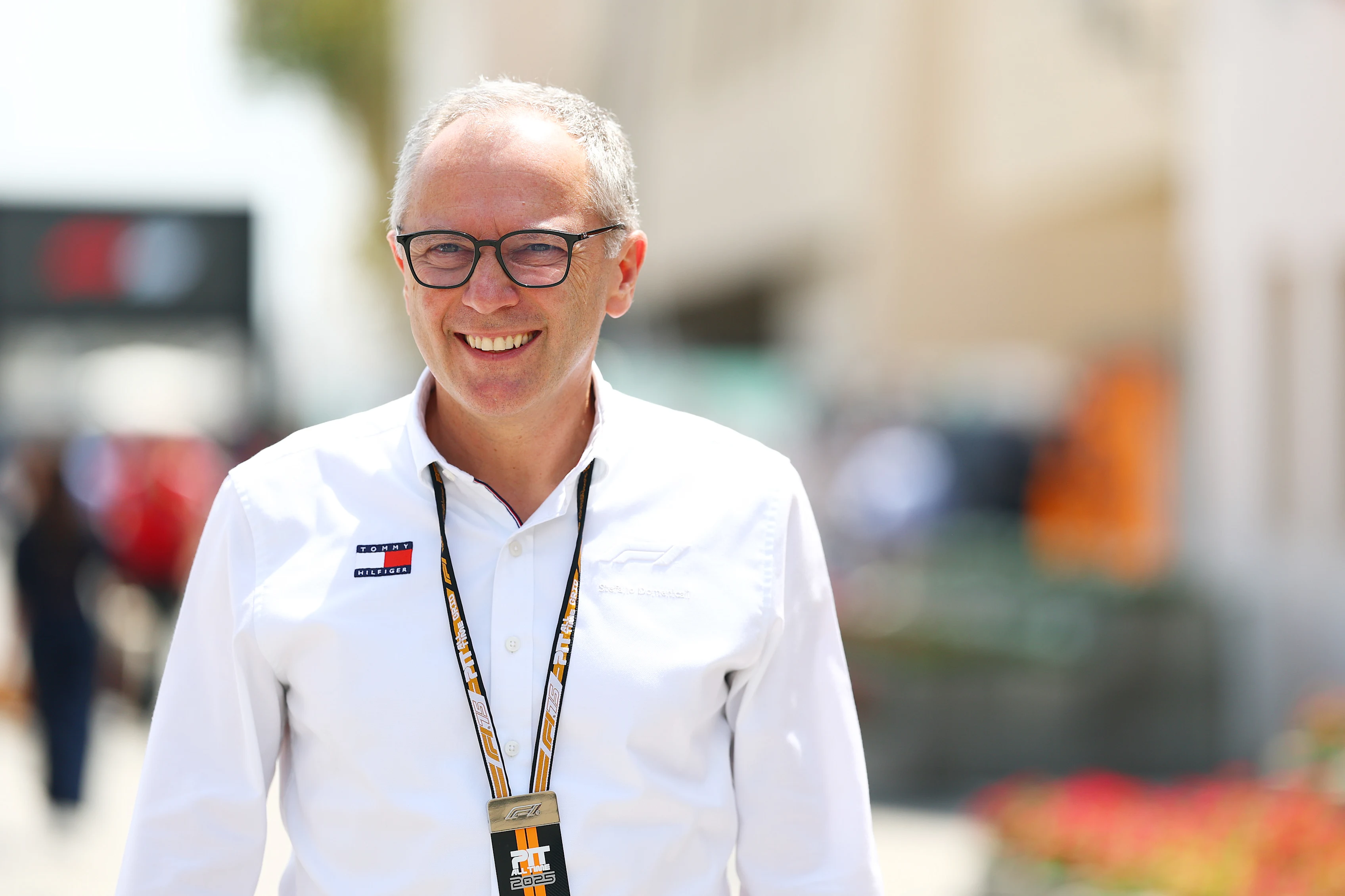 BAHRAIN, BAHRAIN - APRIL 12: Stefano Domenicali, CEO of the Formula One Group walks in the Paddock