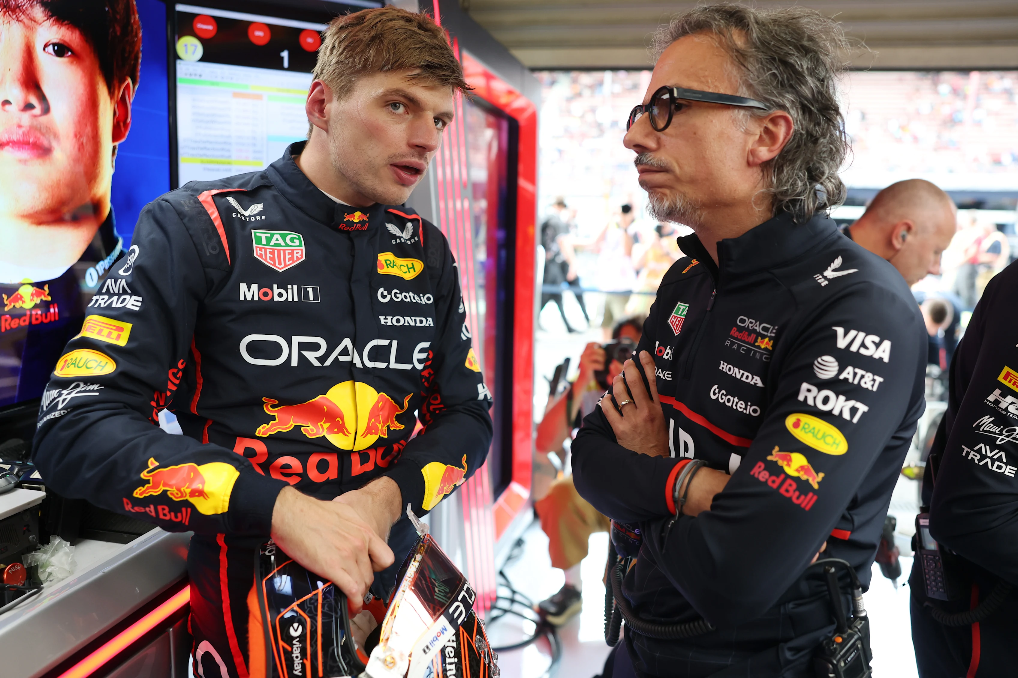 SPA, BELGIUM - JULY 25: Max Verstappen of the Netherlands and Oracle Red Bull Racing and Laurent