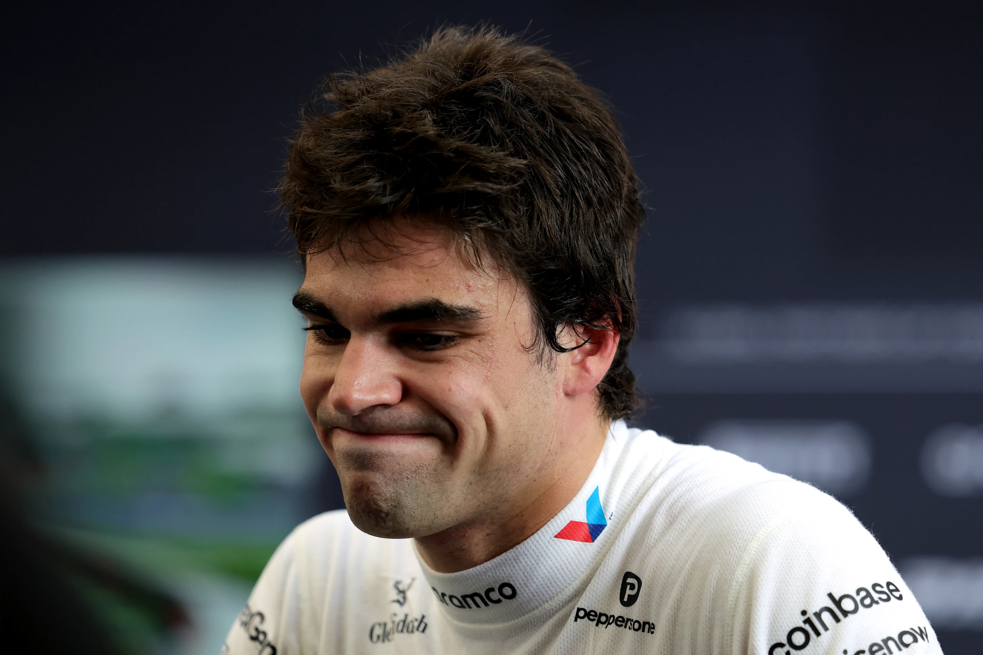 SAO PAULO, BRAZIL - NOVEMBER 08: Fourteenth placed qualifier Lance Stroll of Canada and Aston