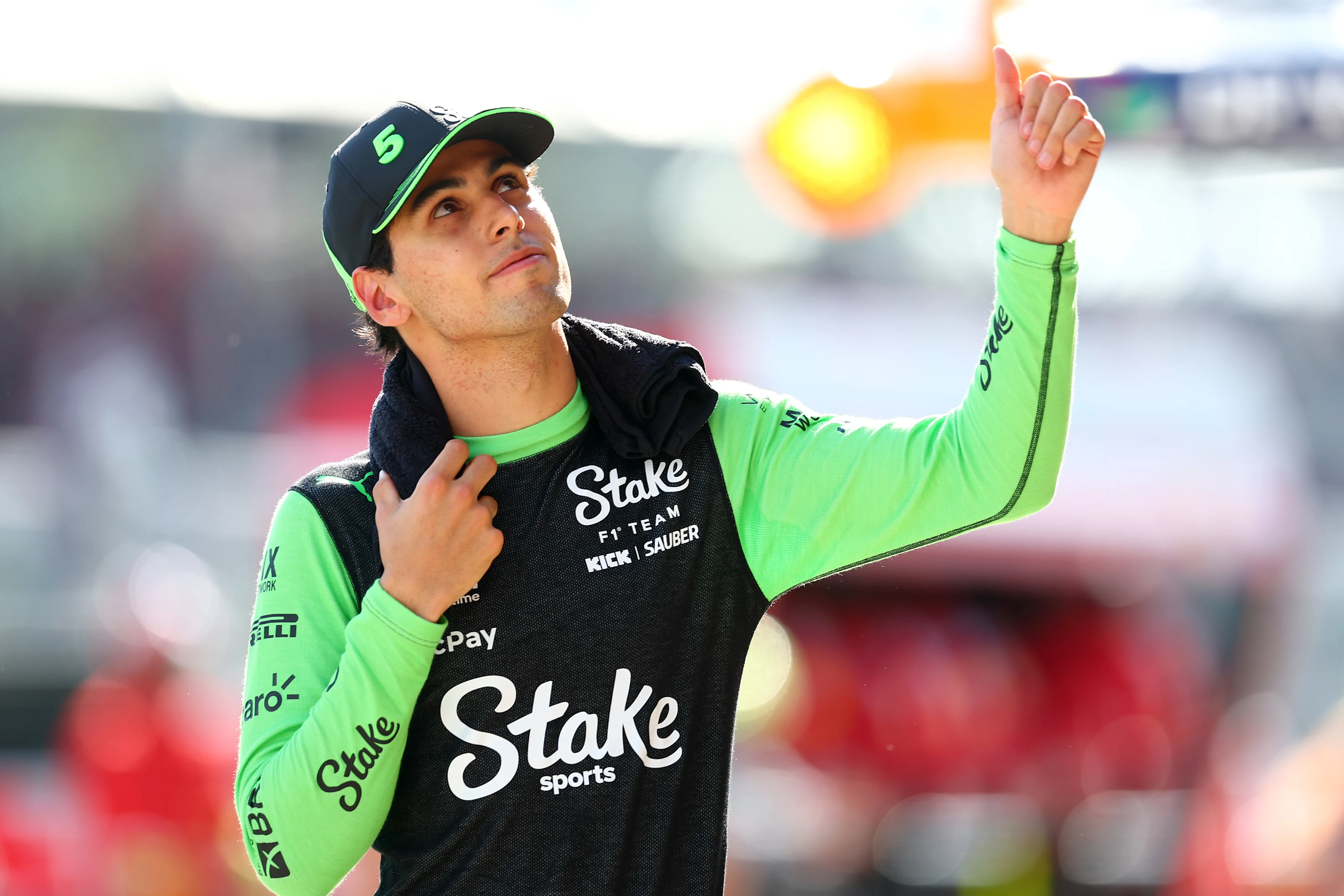 IMOLA, ITALY - MAY 17: Fourteenth placed qualifier Gabriel Bortoleto of Brazil and Stake F1 Team